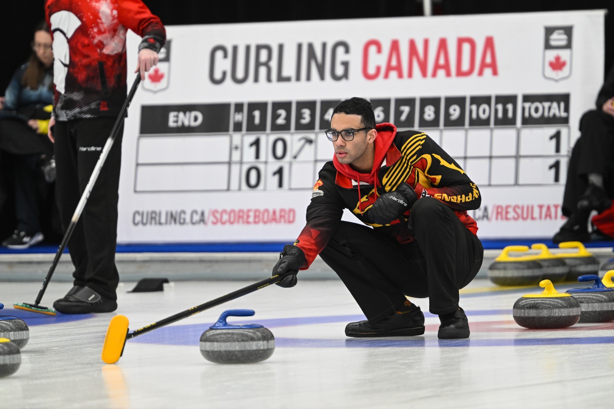 Jayden King at 2024 U SPORTS Curling Championships