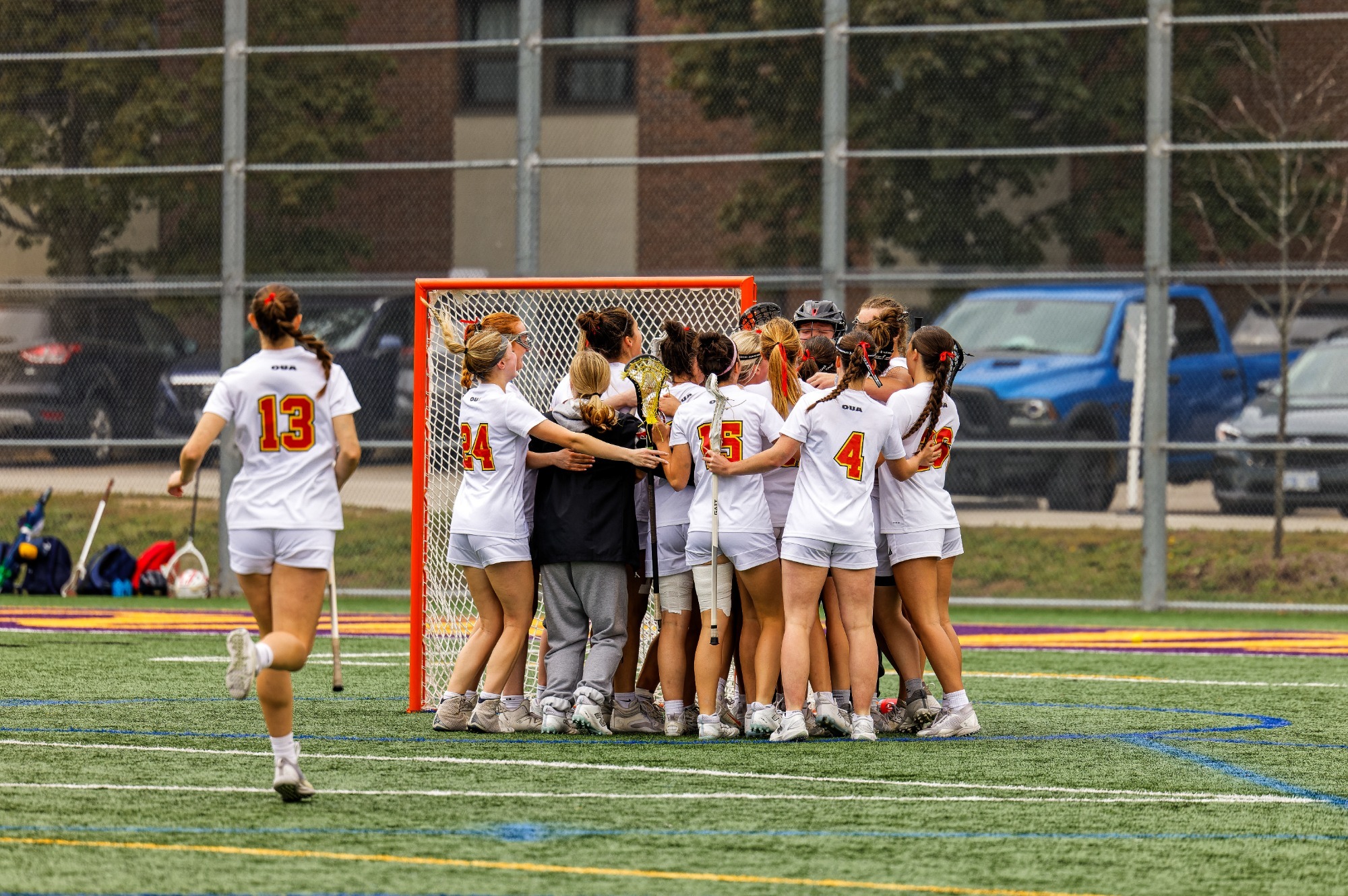 Gryphons women's lacrosse celebrate OUA bronze medal at 2025 OUA WLAX Championships