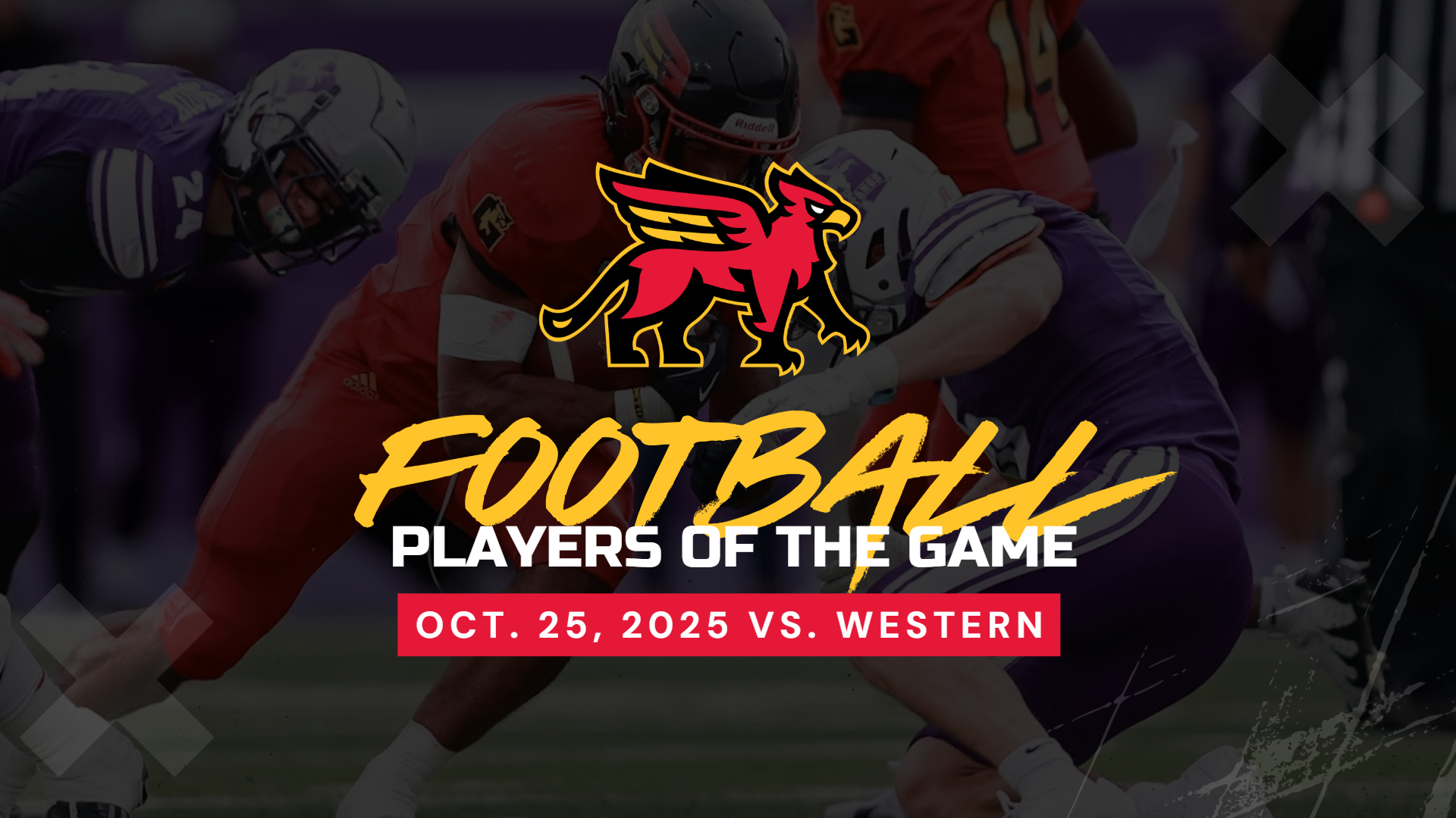  web - Gryphon FB POG - OUA QF vs Western (Oct. 25)