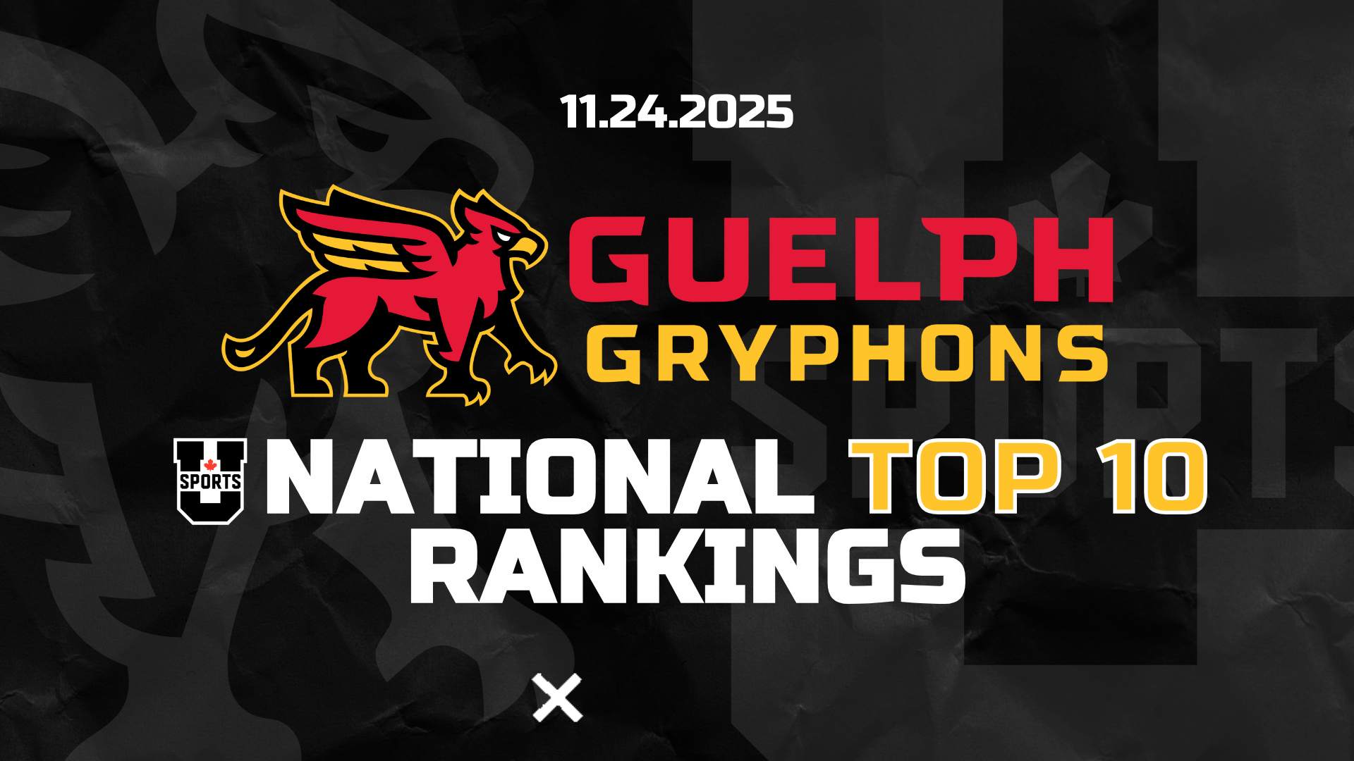  web - U SPORTS Top 10 - Nov. 24, 2025