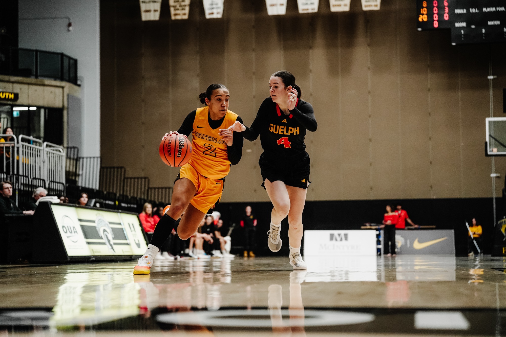 Women's basketball at Waterloo Warriors