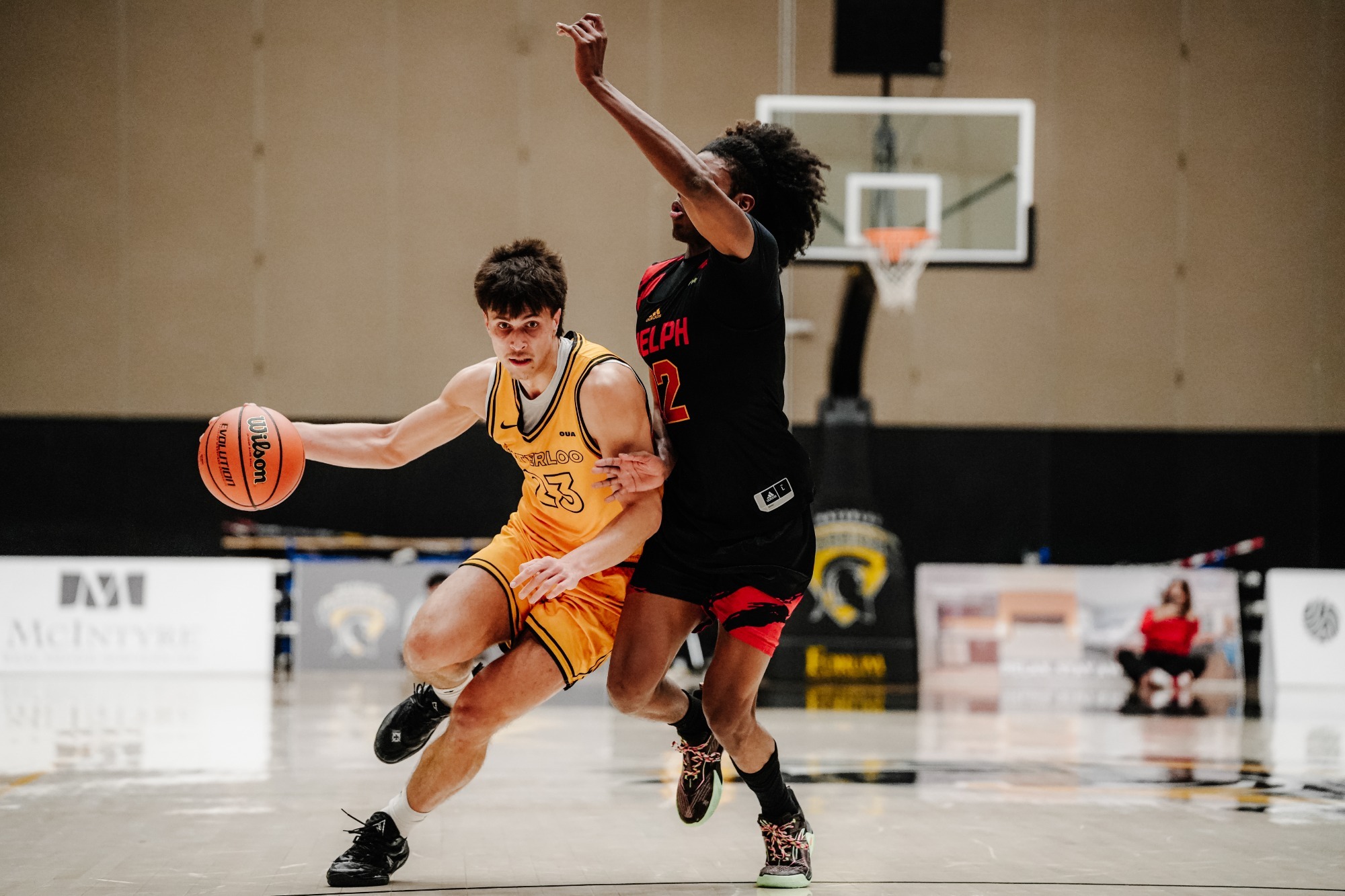 Gryphons men's basketball at Waterloo Warriors