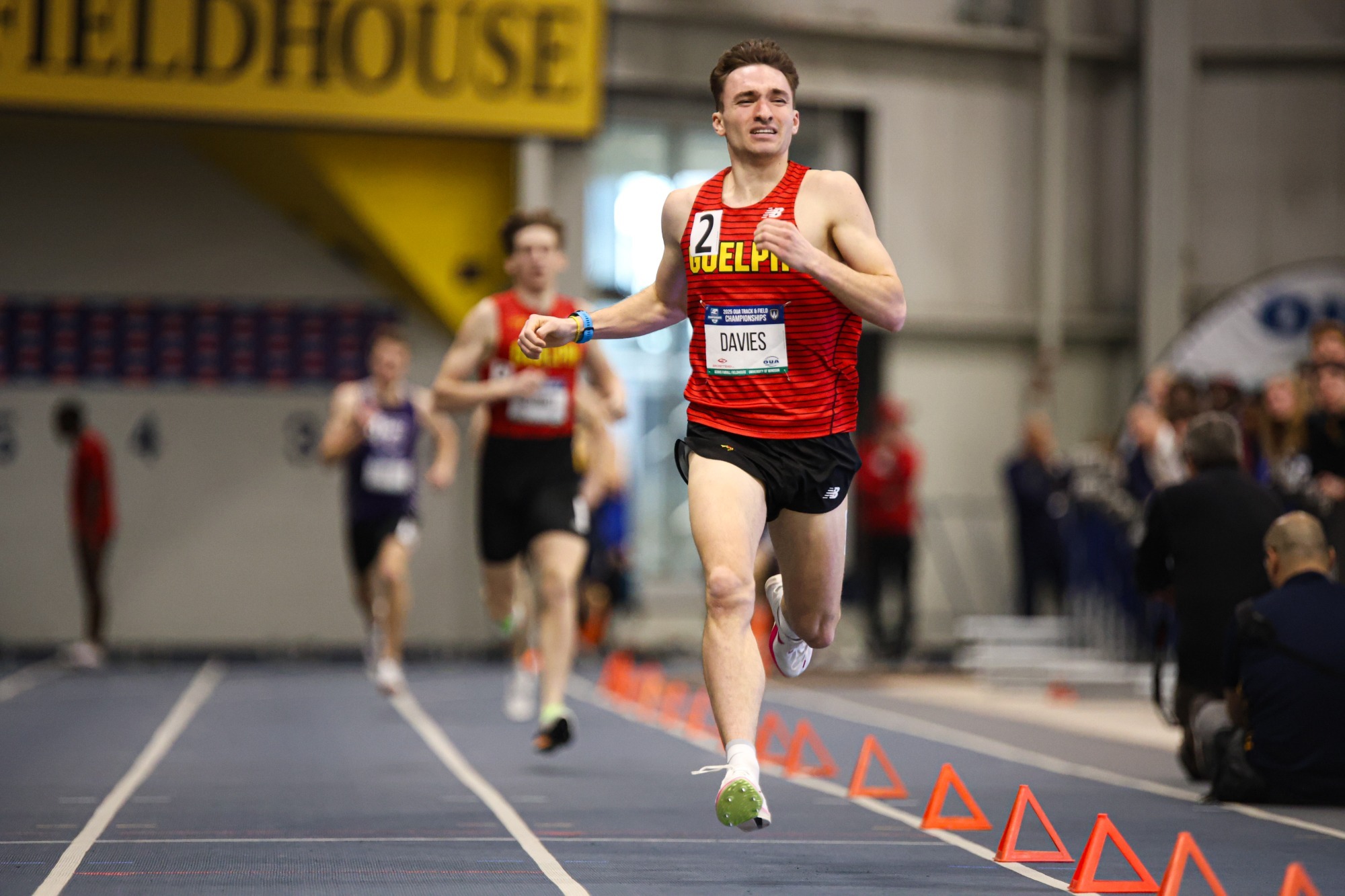 Max Davies at 2025 OUA T&F Championships