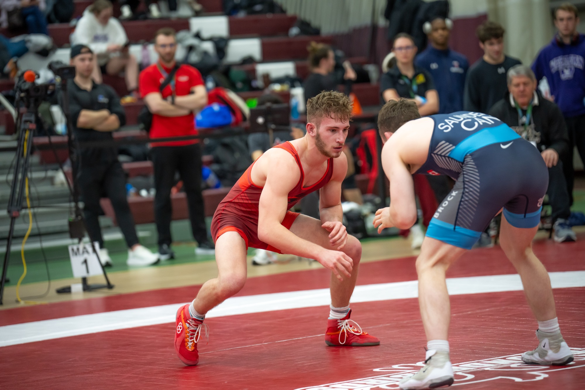 Cooper Feke at 2025 OUA Wrestling Championships