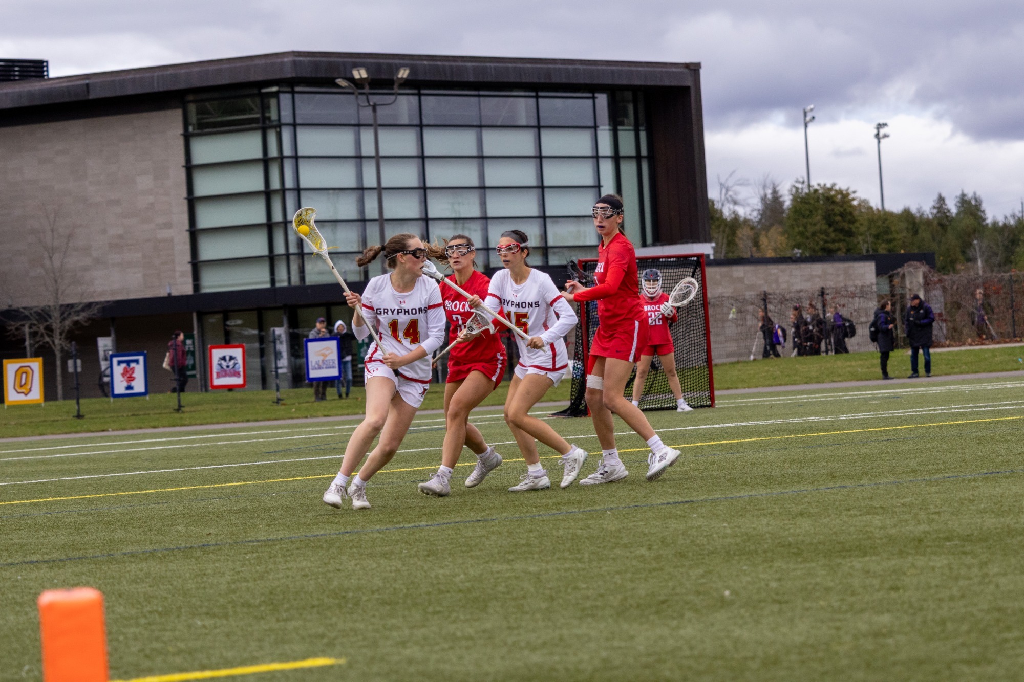 Gryphons women's lacrosse vs Brock OUA quarterfinals