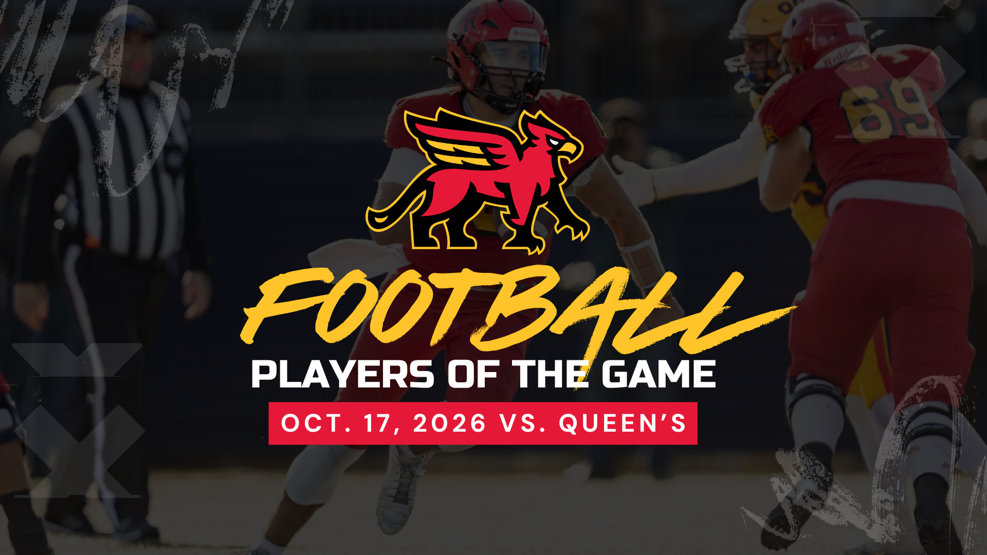web - 2026 Gryphon FB POG - Week 8 at Queen's (Oct. 17)
