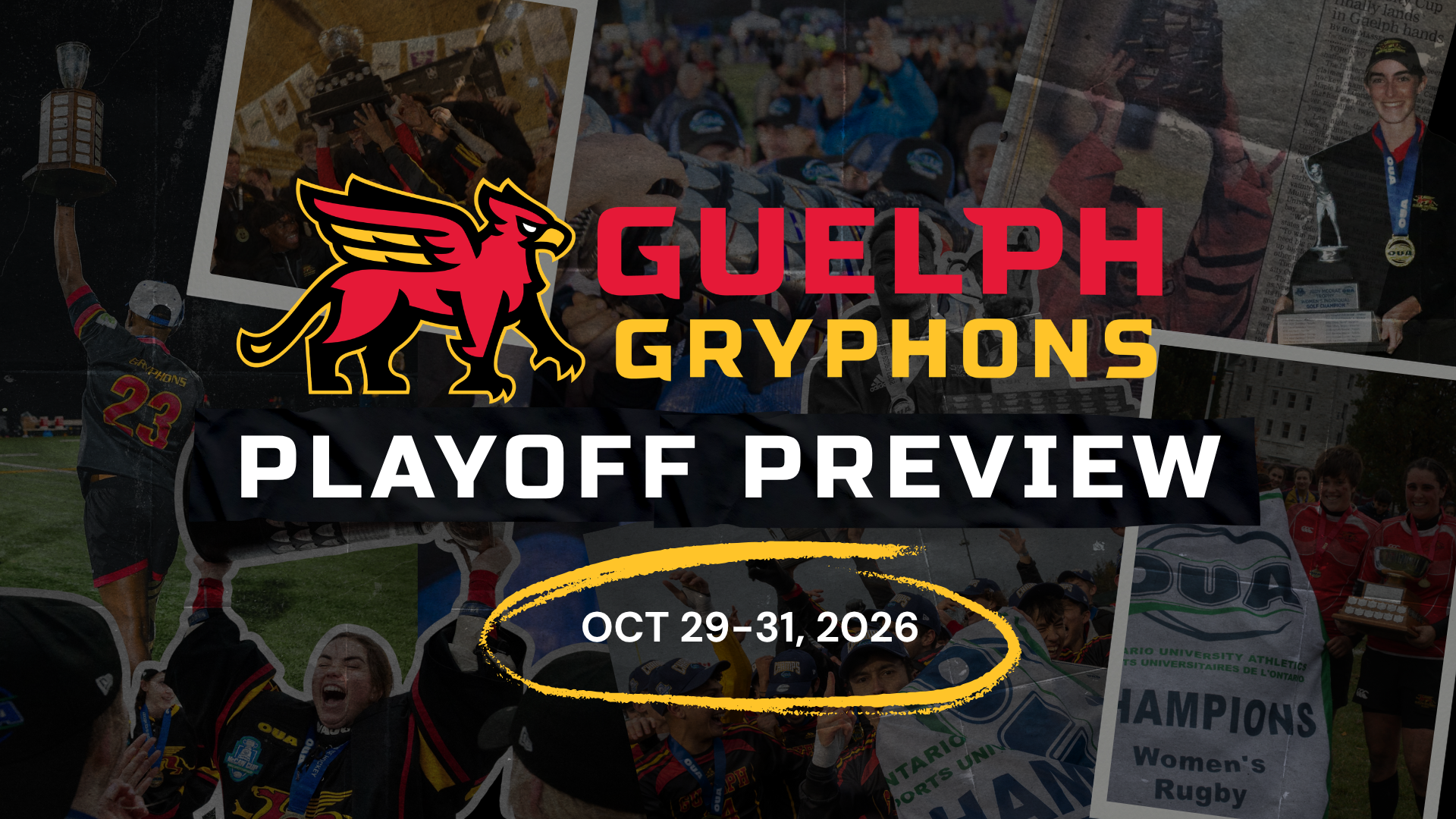  Gryphons Playoff Preview (Oct. 29-31, 2026)