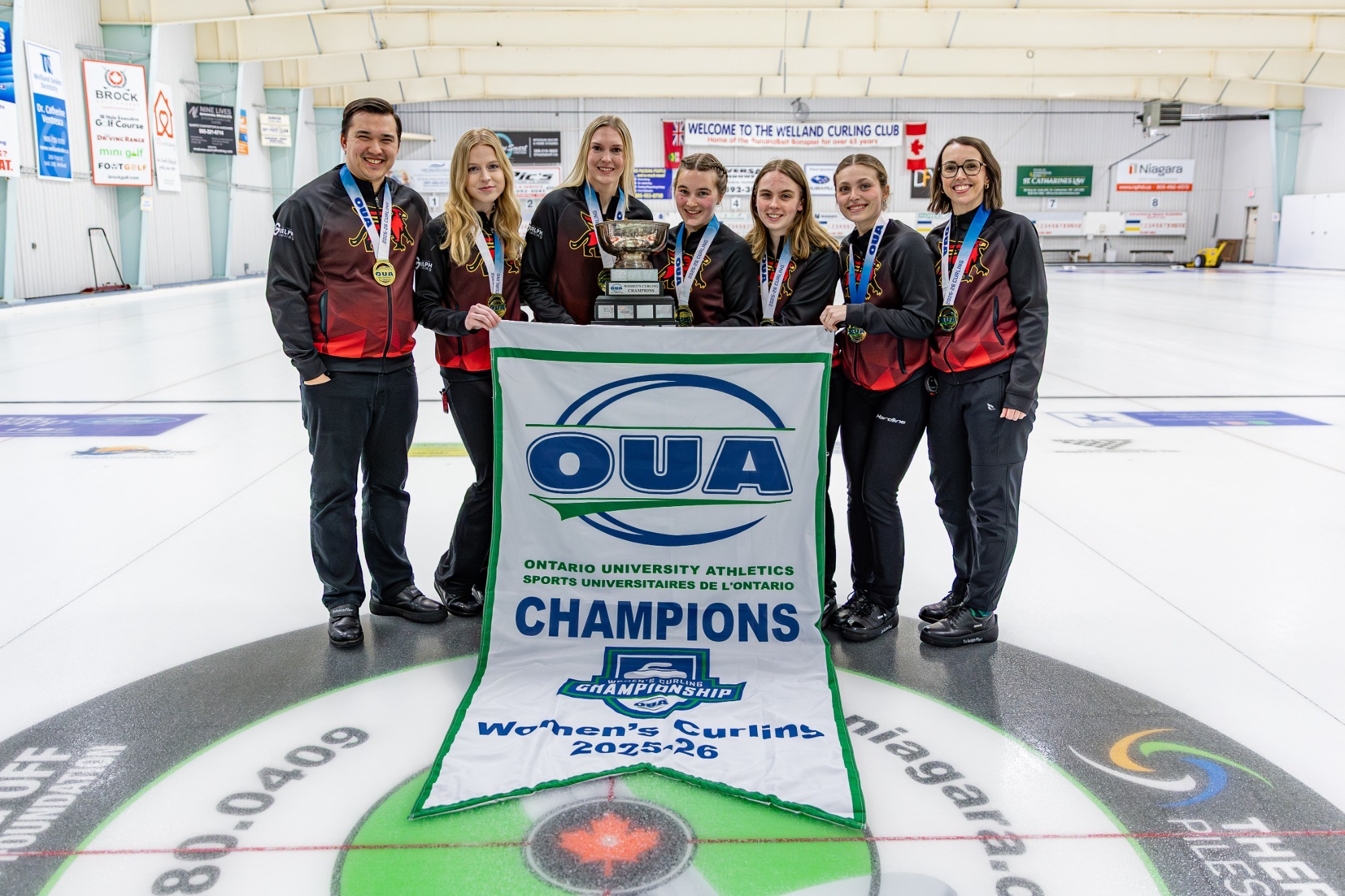 Gryphons women's curling 2025-26 OUA champions