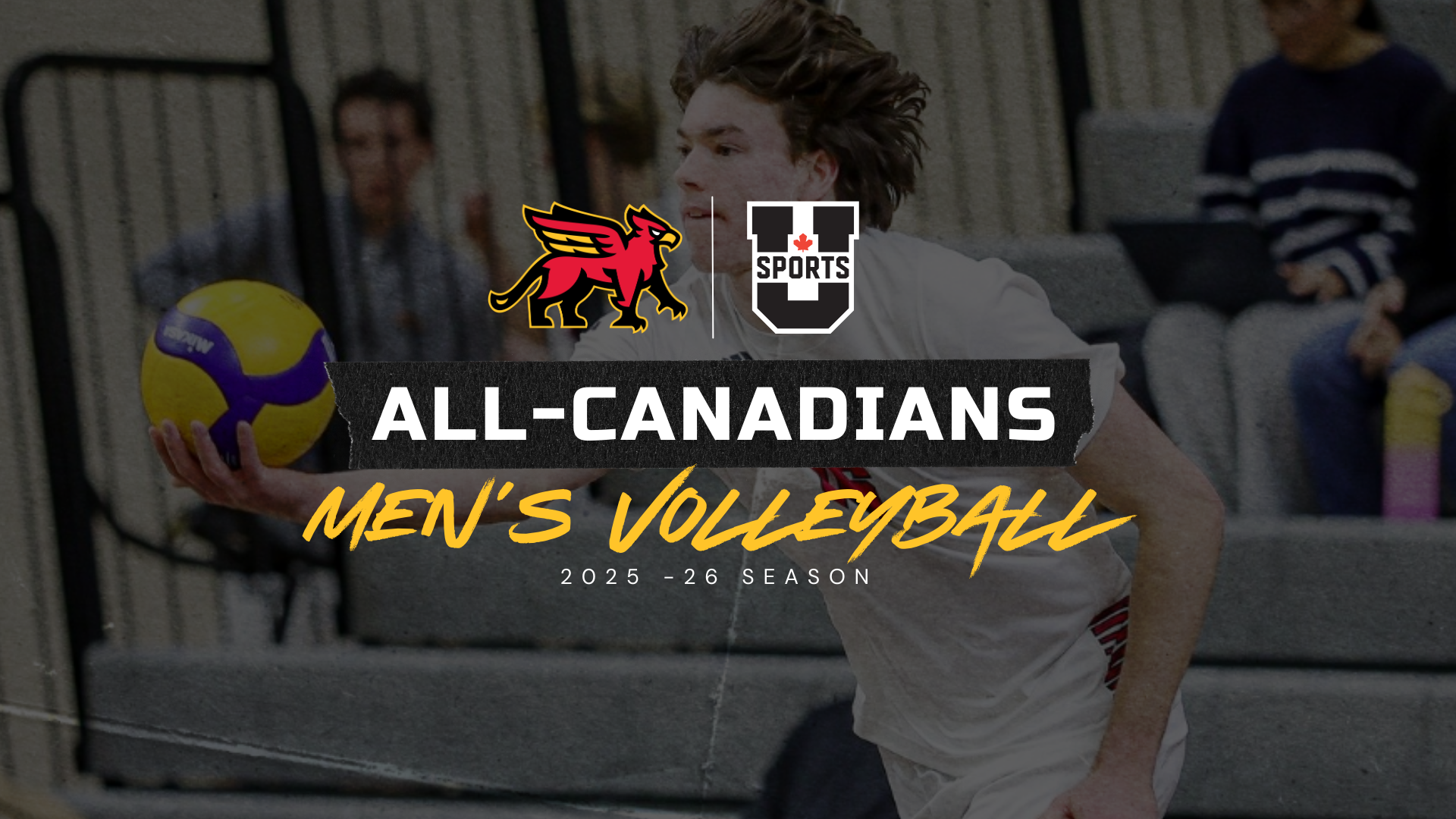 Gryphons Men's Volleyball 2025-26 U SPORTS All-Canadian - Killian Donovan