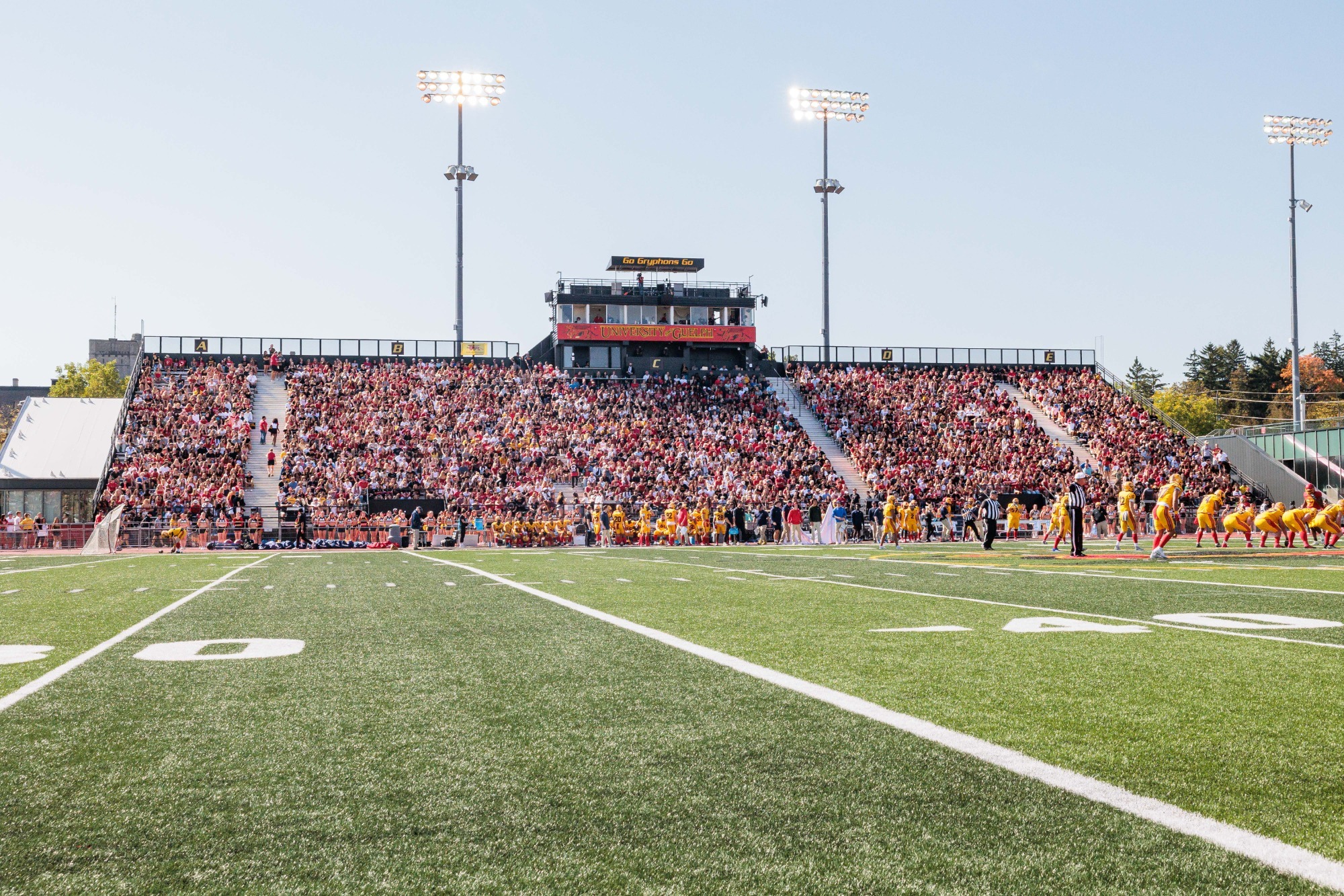 Alumni Stadium at Homecoming