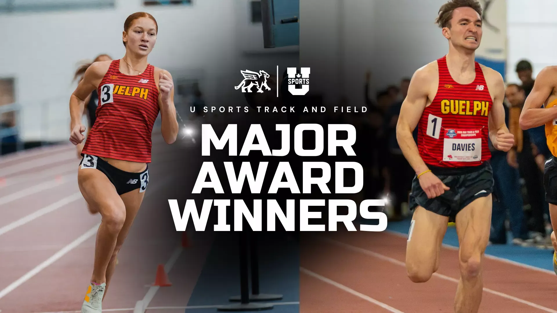 Gryphons Track & Field 2025-26 U SPORTS major award winners