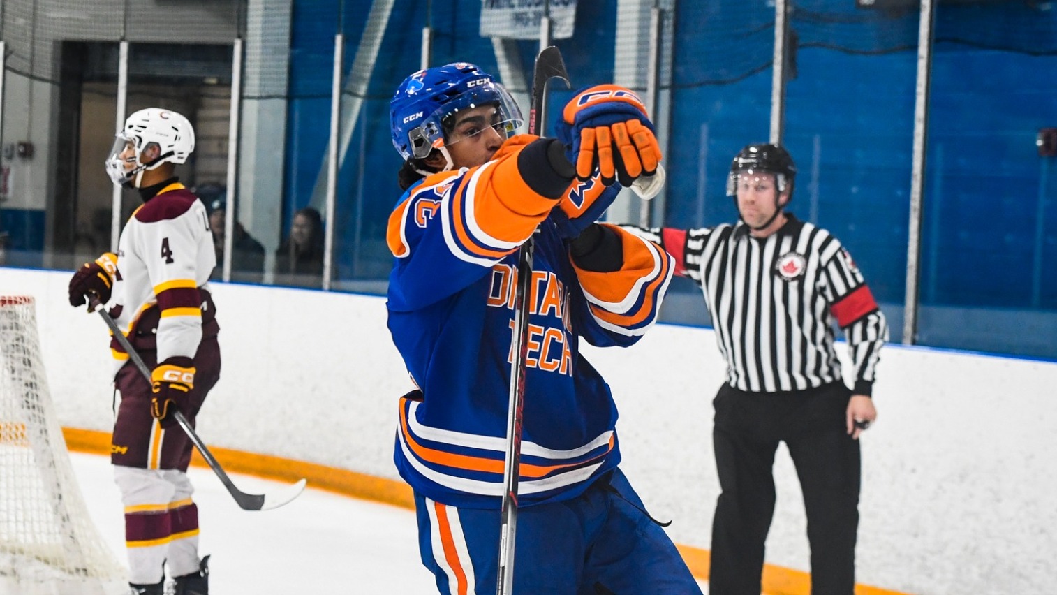 Ishan Mittoo celebrating