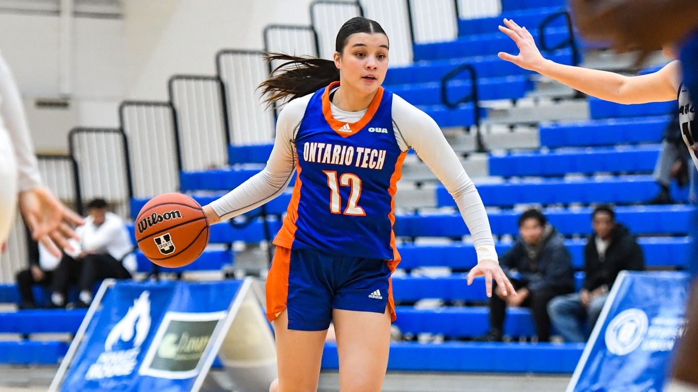 Adra Barnet driving the ball