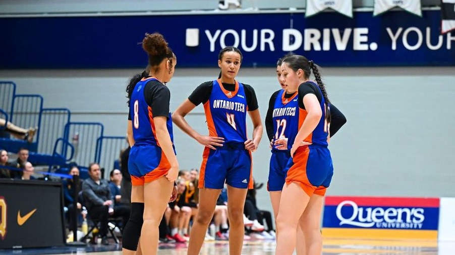 Ridgebacks in a huddle