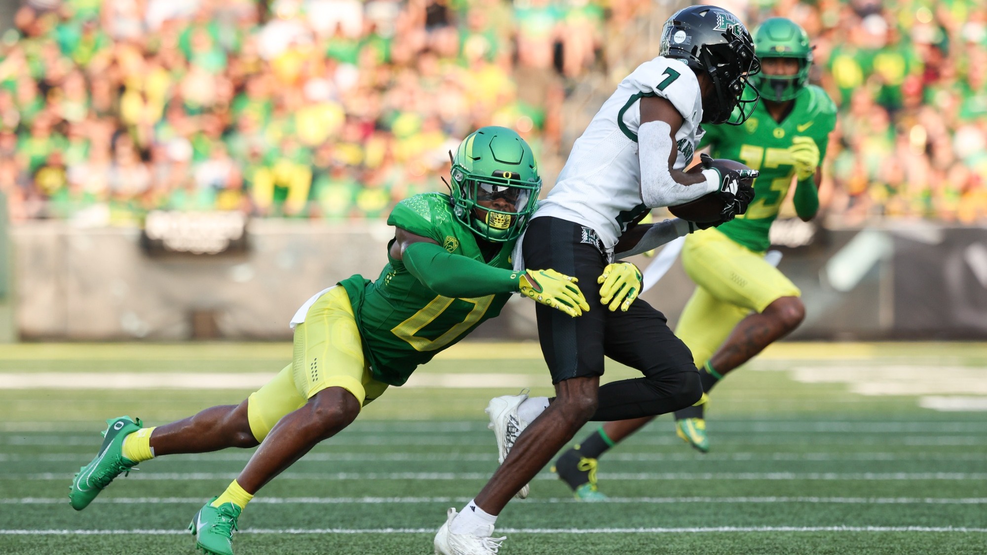 Tysheem Johnson Football University of Oregon Athletics