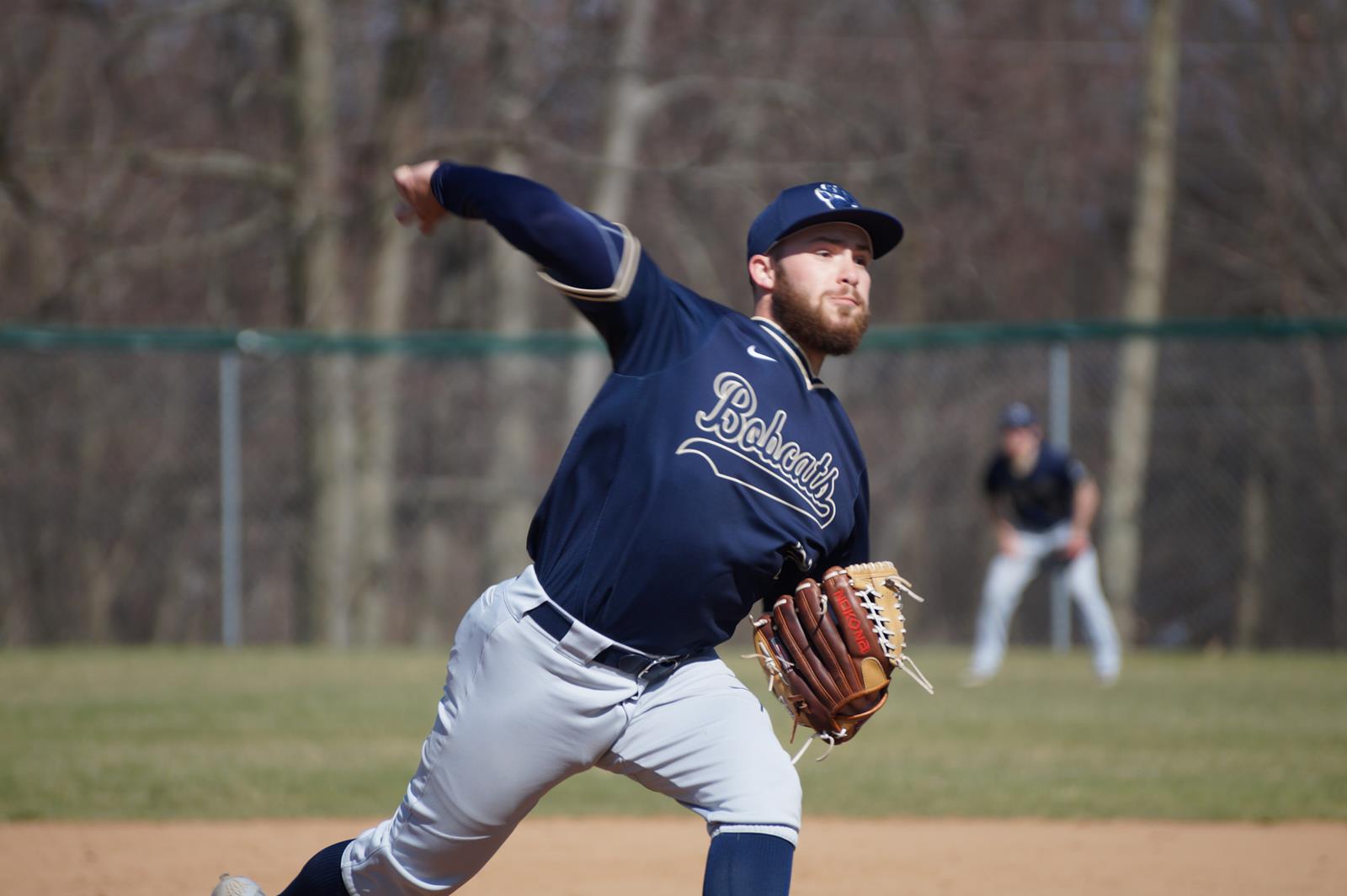 Prentice's TwoHitter Lifts Baseball Past PittBradford University of