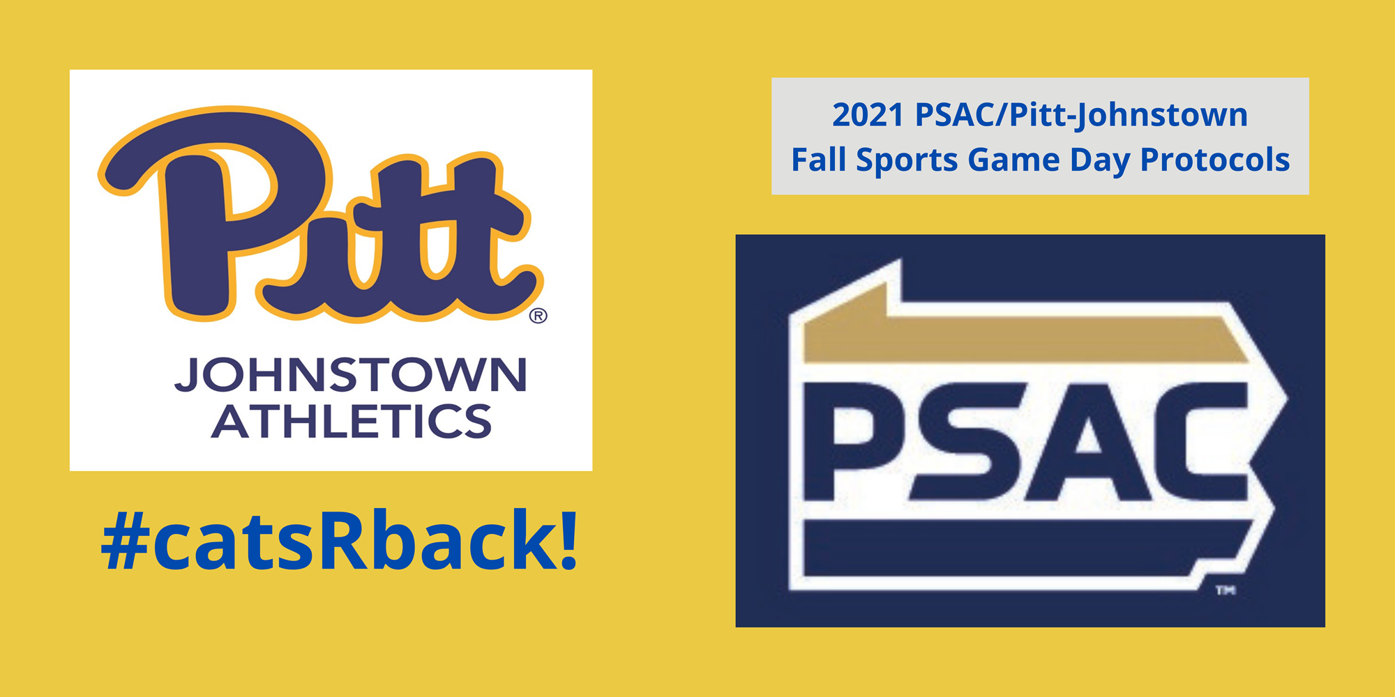 Pitt-Johnstown, PSAC Announce Fall Sports' Game-Day Protocols