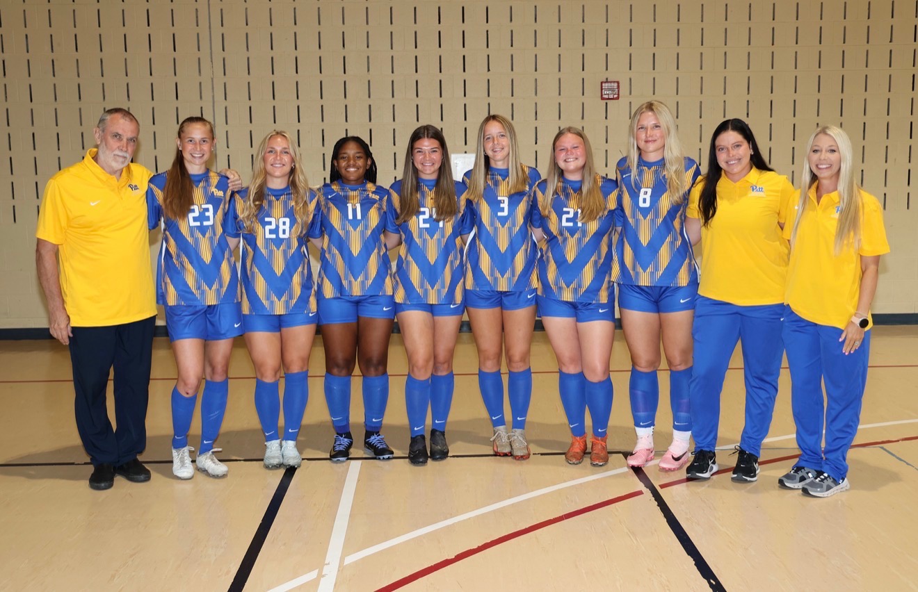 2026 Women's Soccer Seniors with coaches