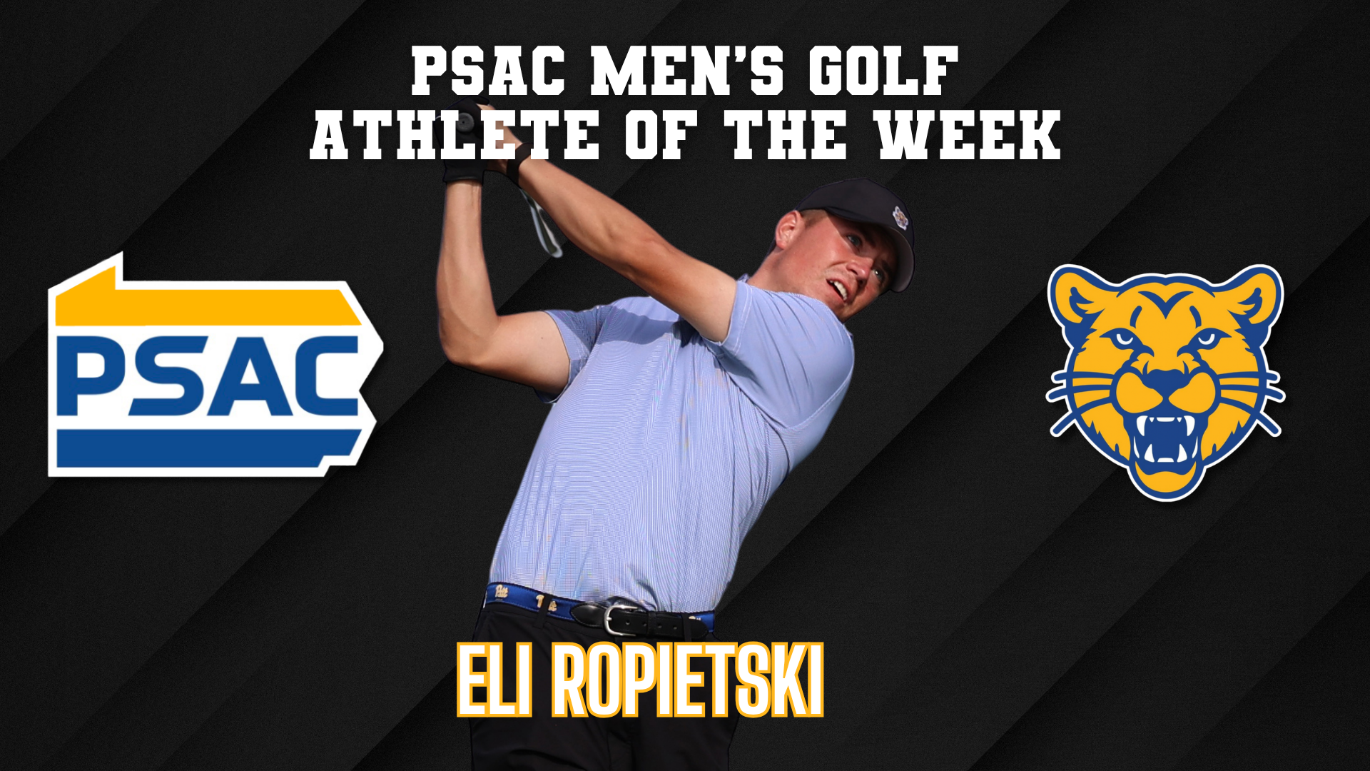 RopietskiEli-PSAC Golfer of the Week Graphic