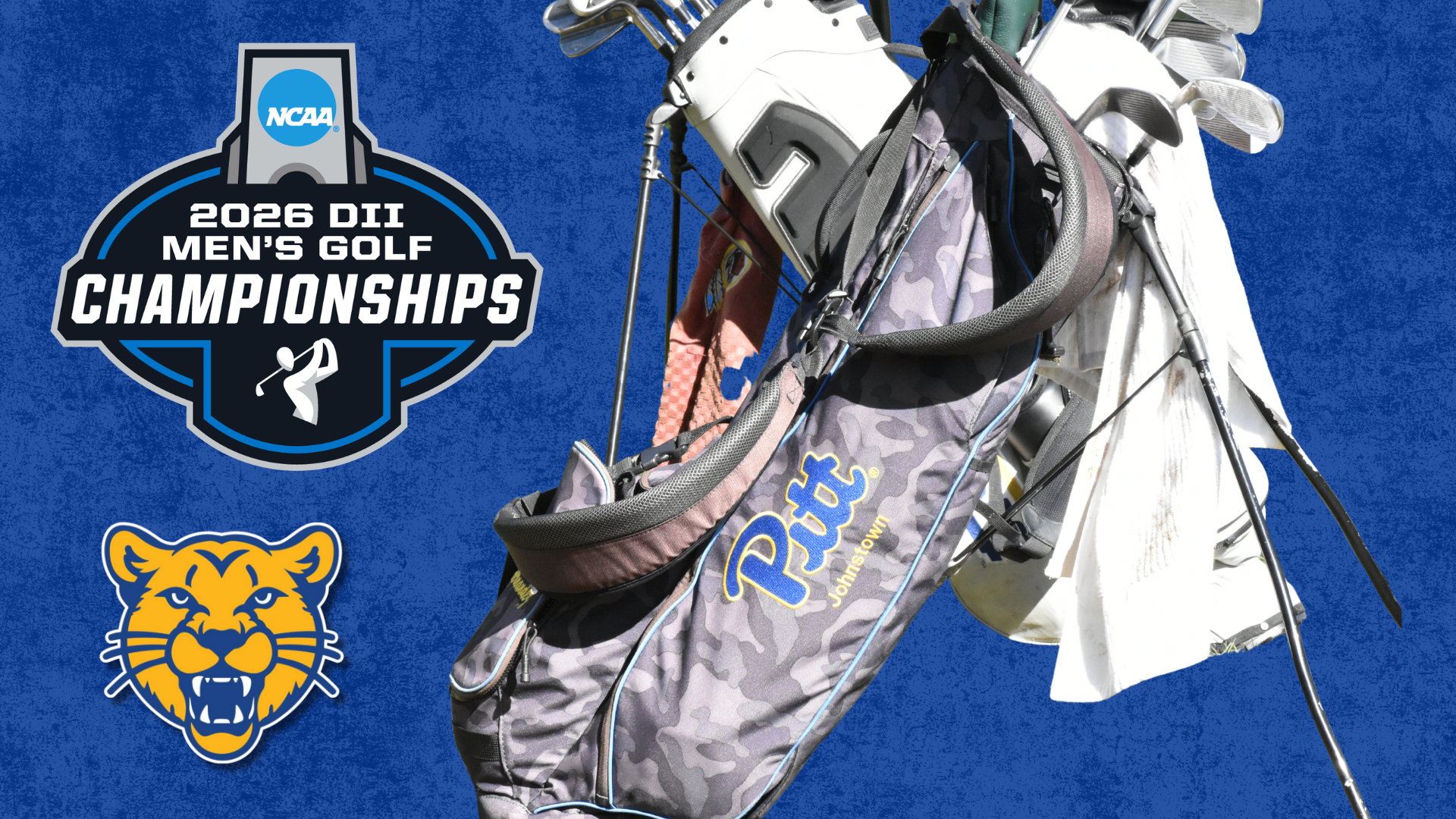 2026 Men's Golf Atlantic Reg. Championships Graphic