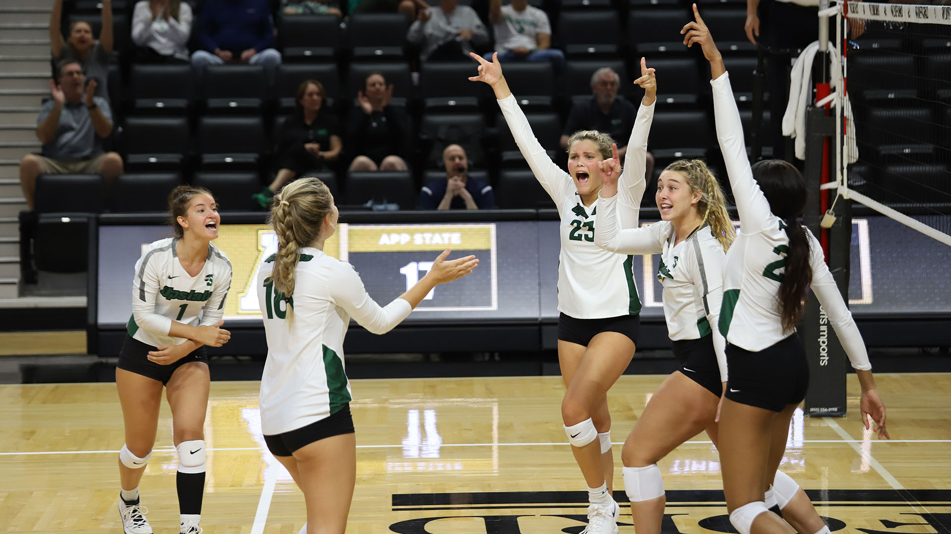 Ady O'Grady Hits .471 and Leads Volleyball in Kills Against Winthrop ...