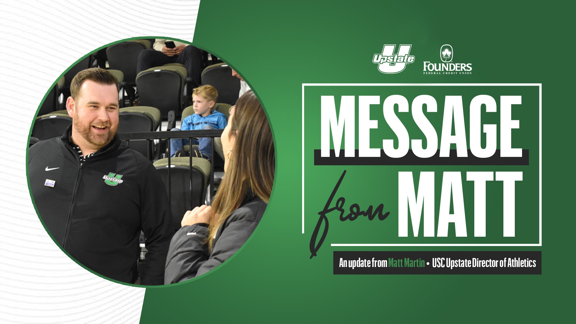 Message from Matt - Founders FCU