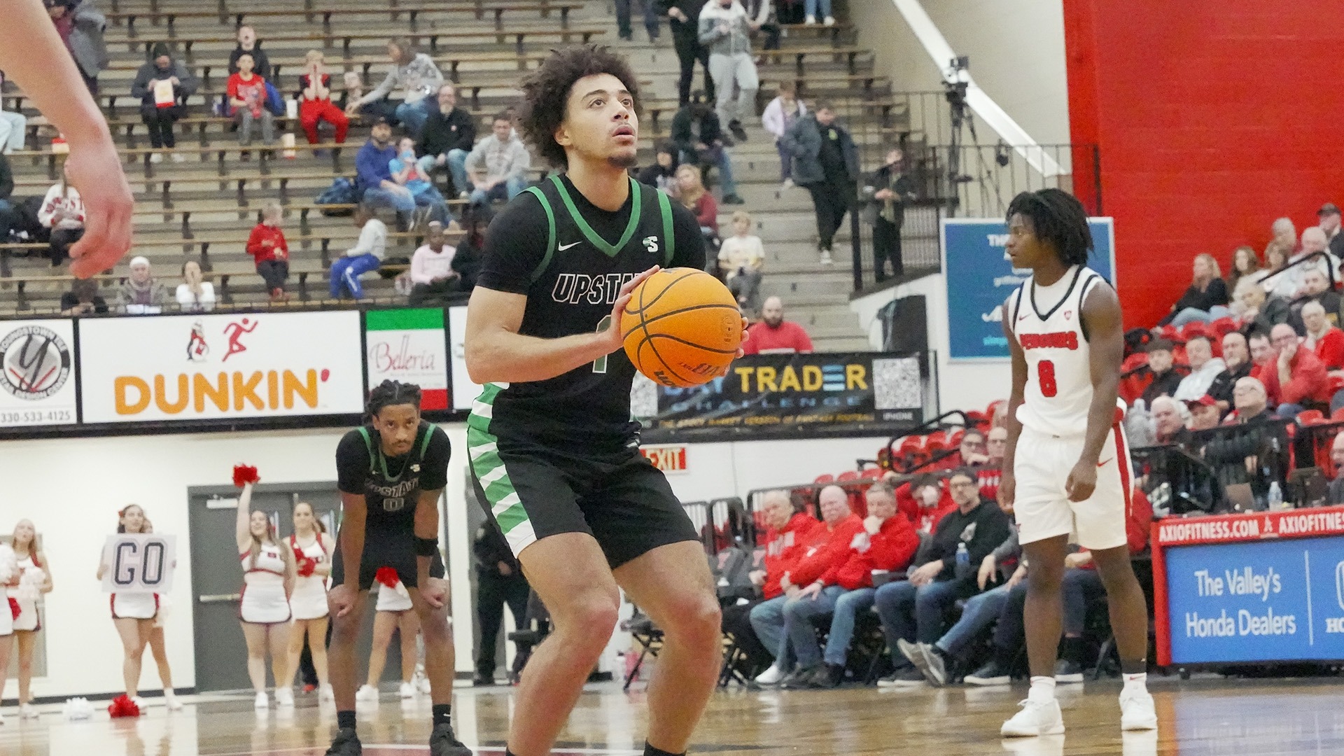 Karmani Gregory at the free throw line against Youngstown State (2H)