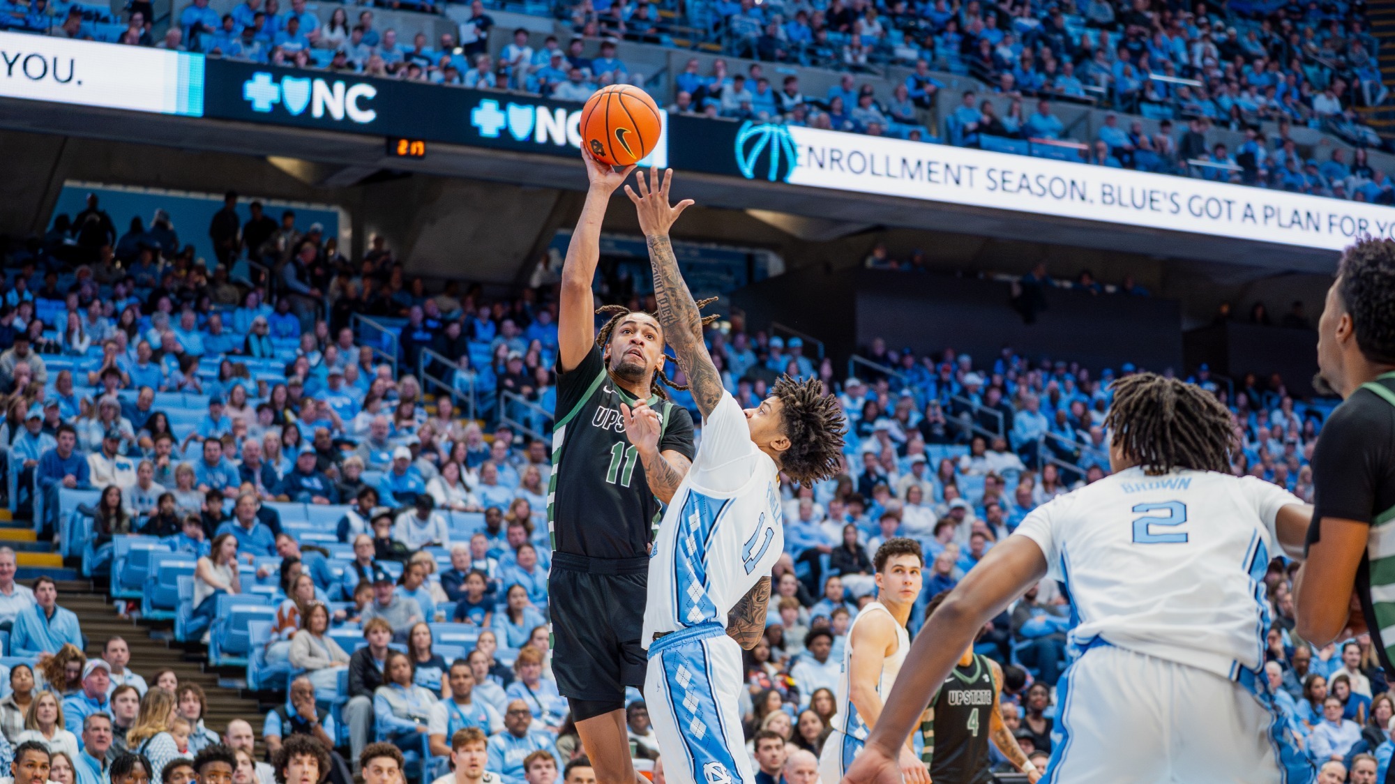 Learic Davis with a floater against UNC (12/13/25)