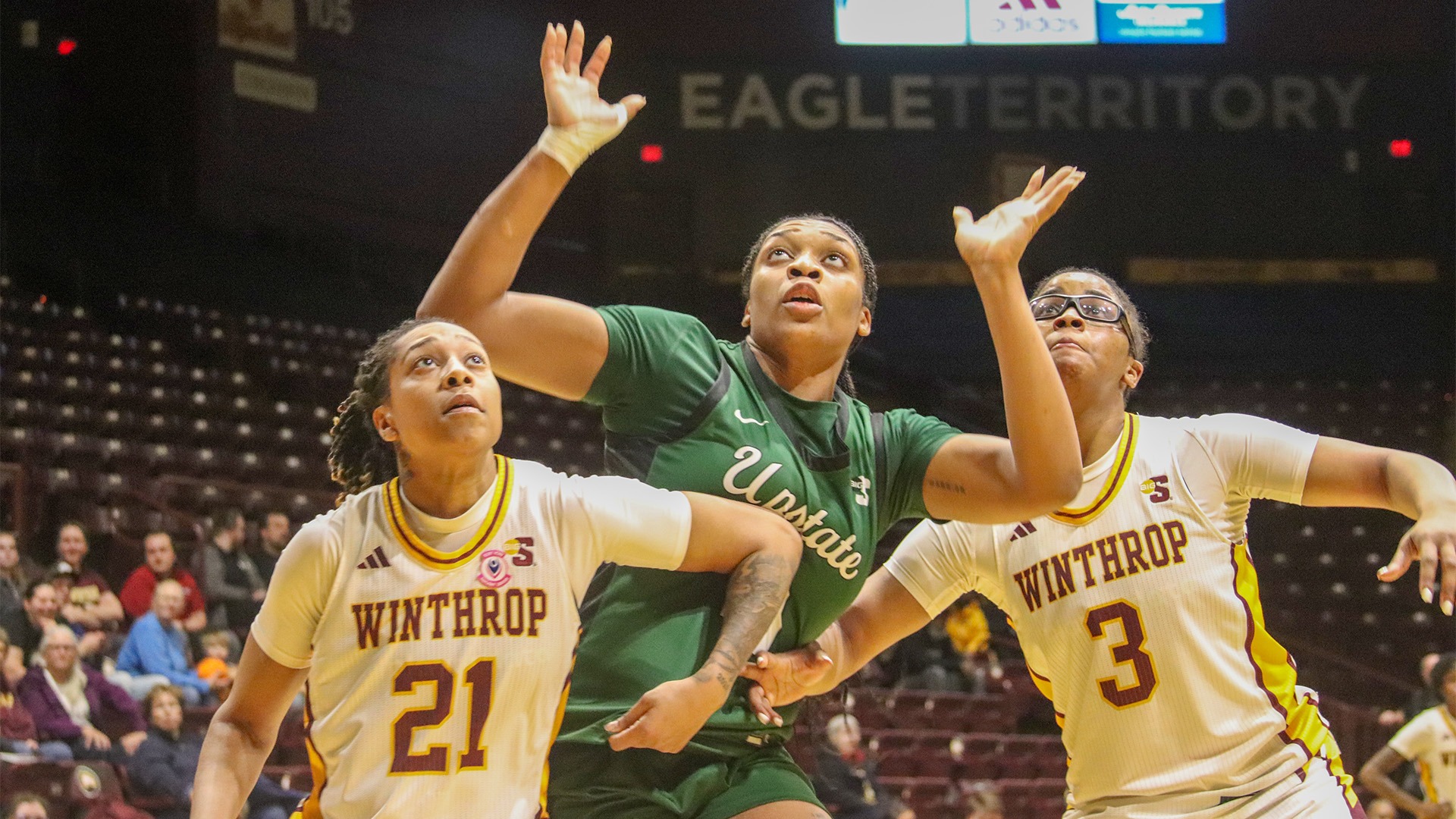 Aijah Palmore Rebounding vs. Winthrop 4Q 2026 - RF