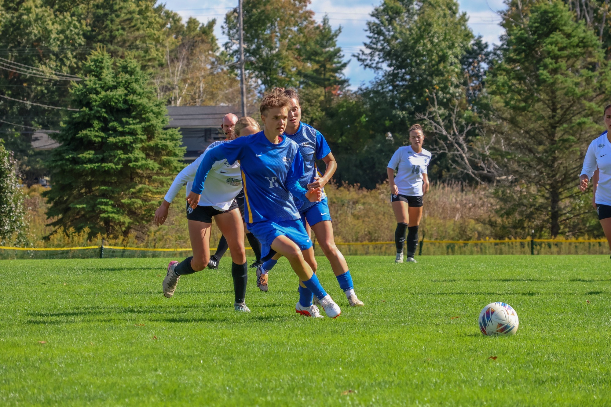 Mia Meyer Running Towards the Ball