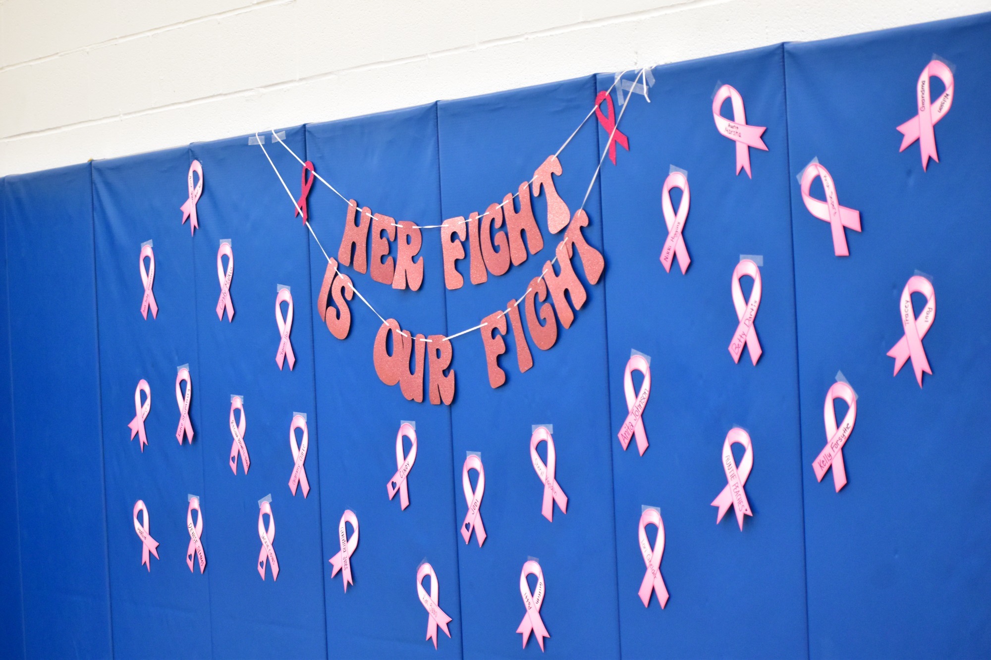 Volleyball Raising Awareness for Breast Cancer