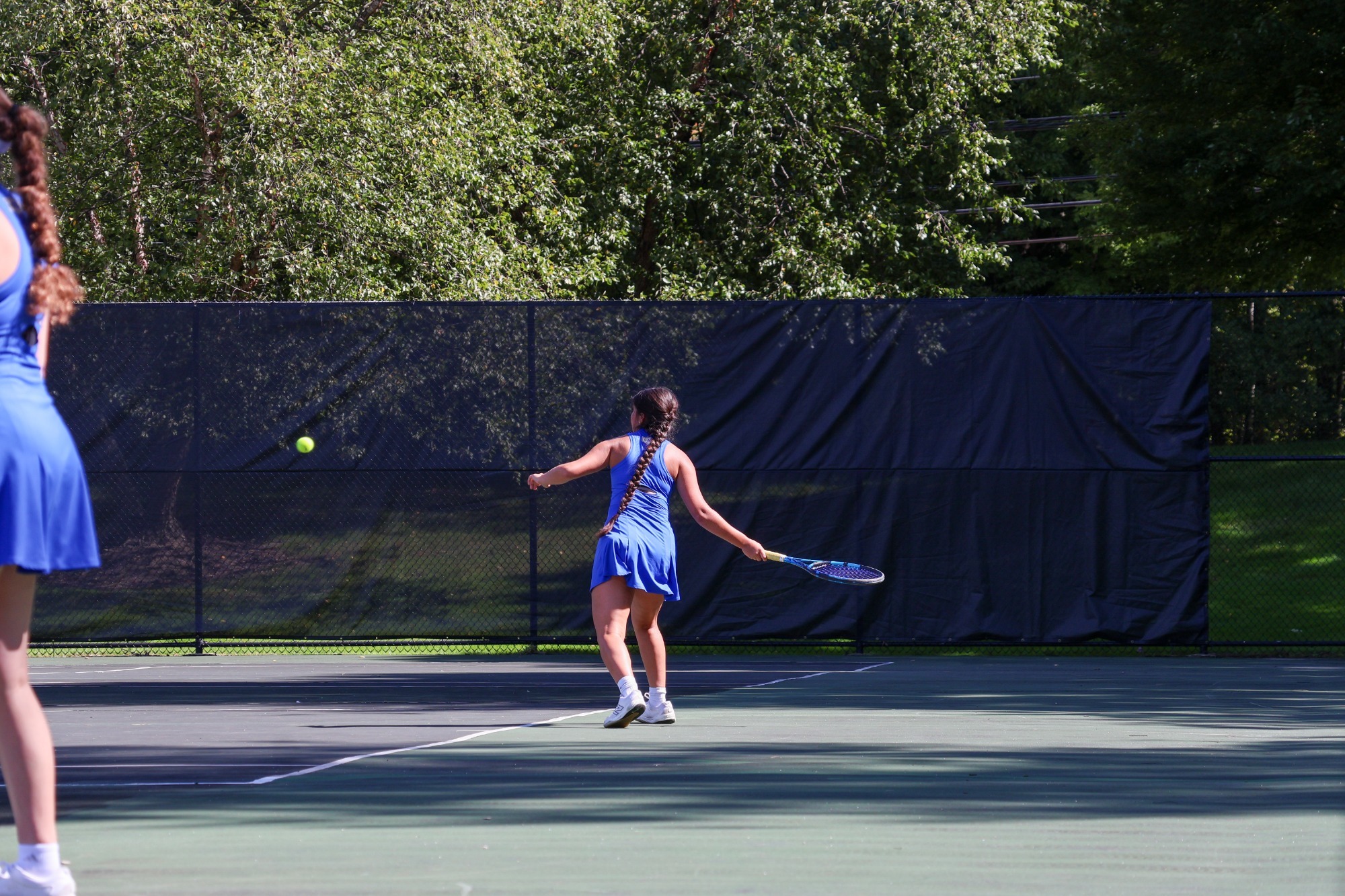 Gabriella Montez Preparing to Hit Ball
