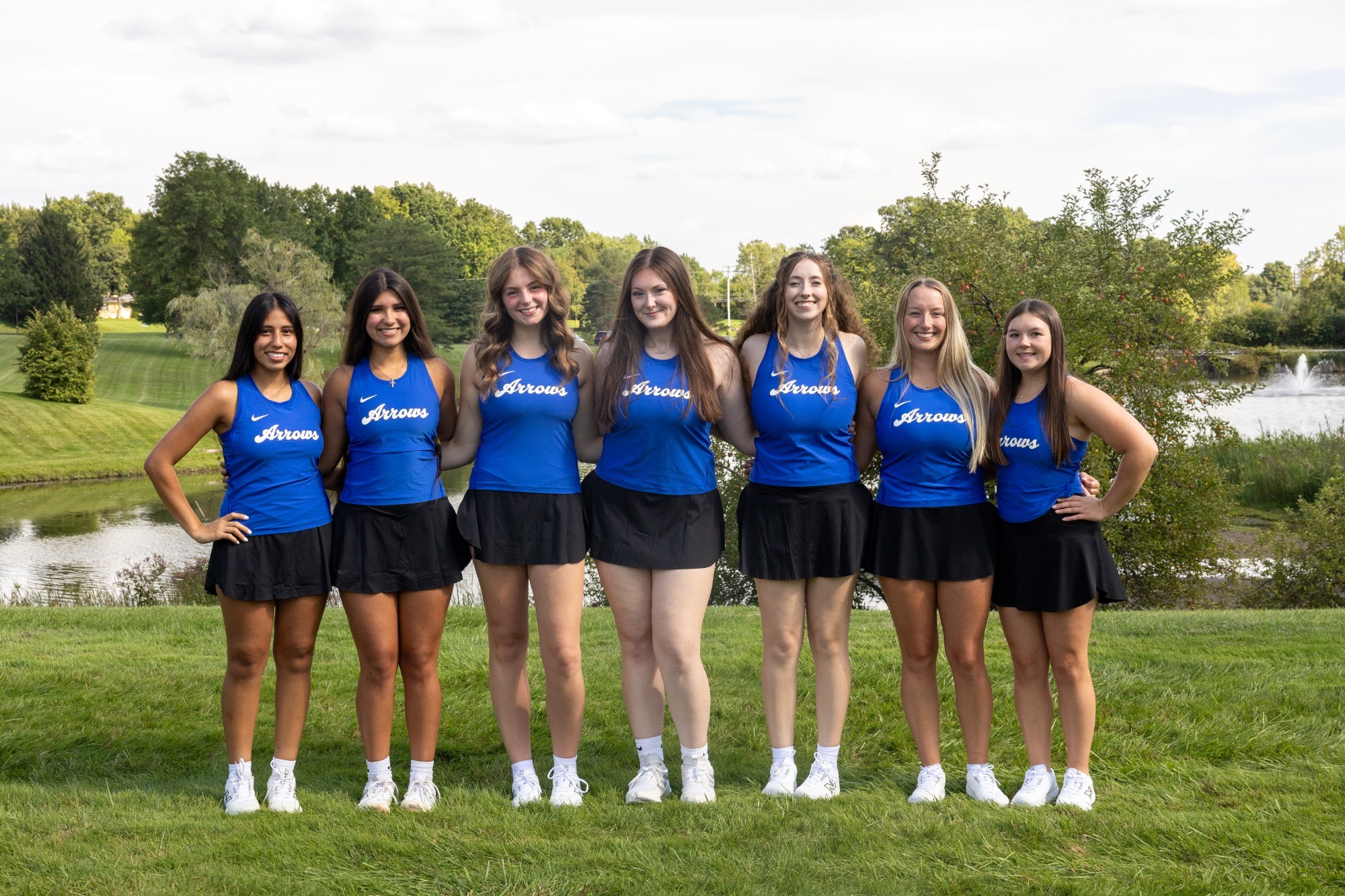 Tennis Team Photo Without Coaches