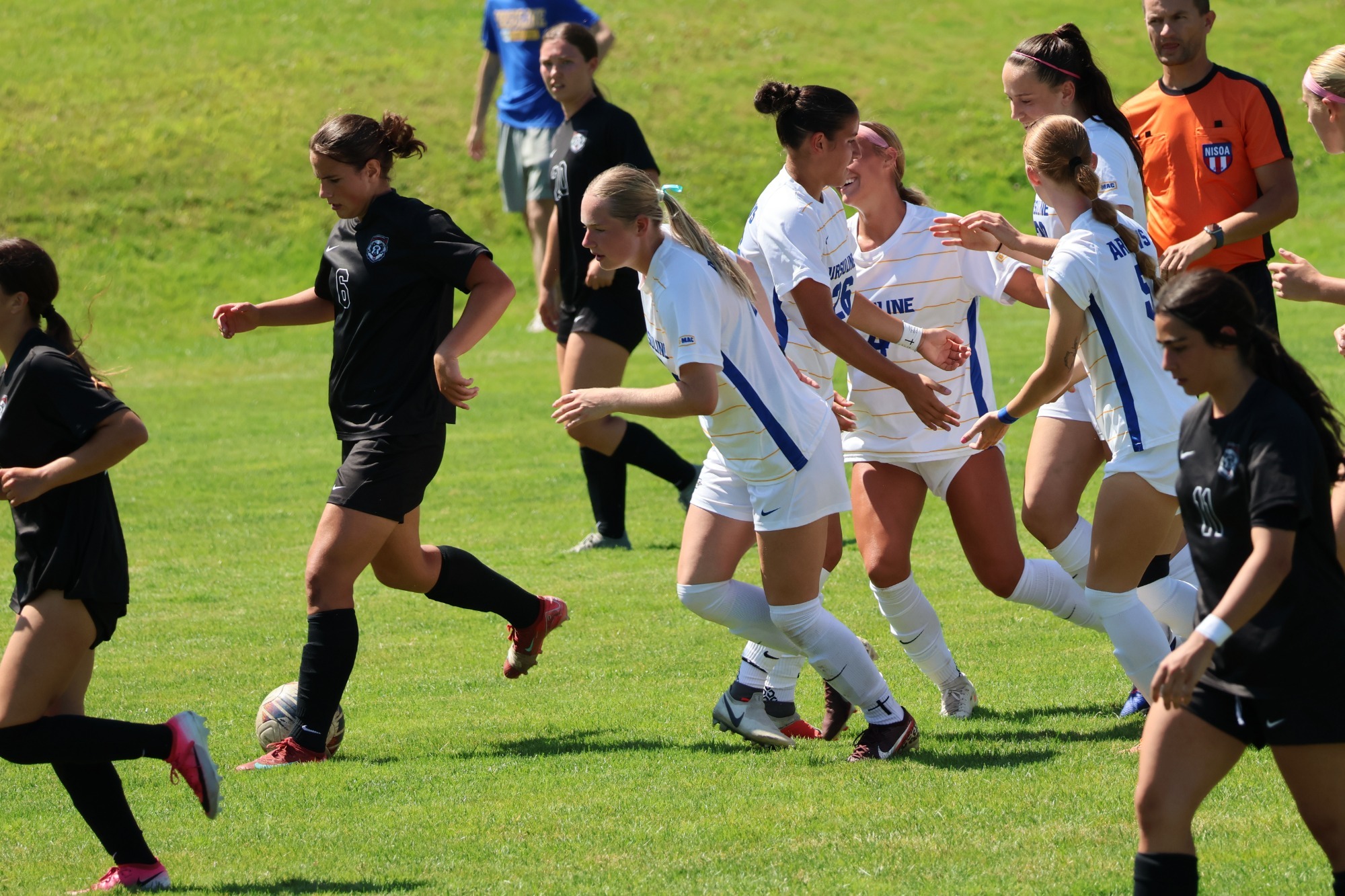 Shelby Nagy Walking Away After Goal Celebration