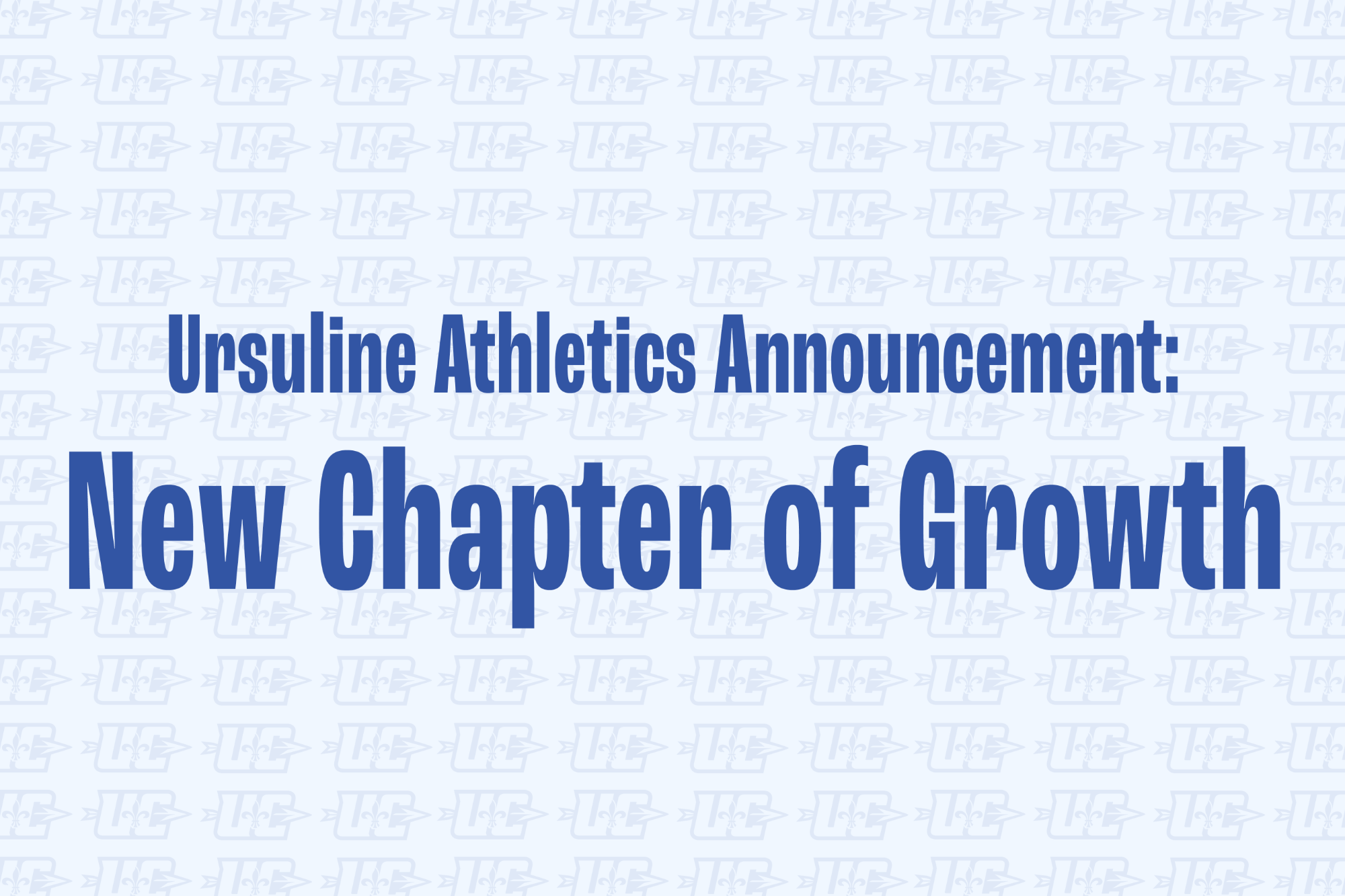 Athletics Announcement