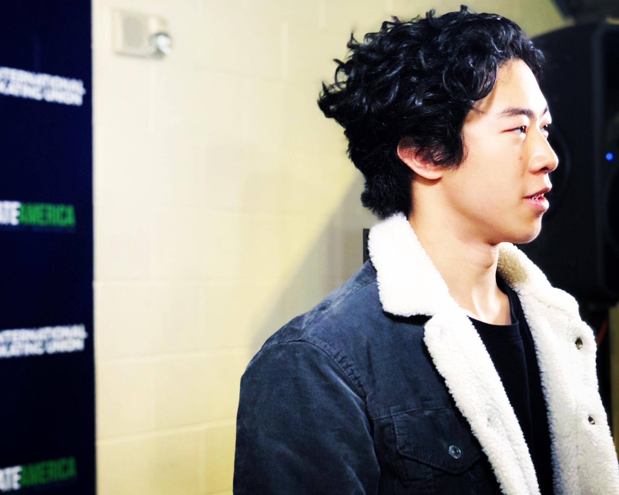 Nathan Chen Mixed Zone
