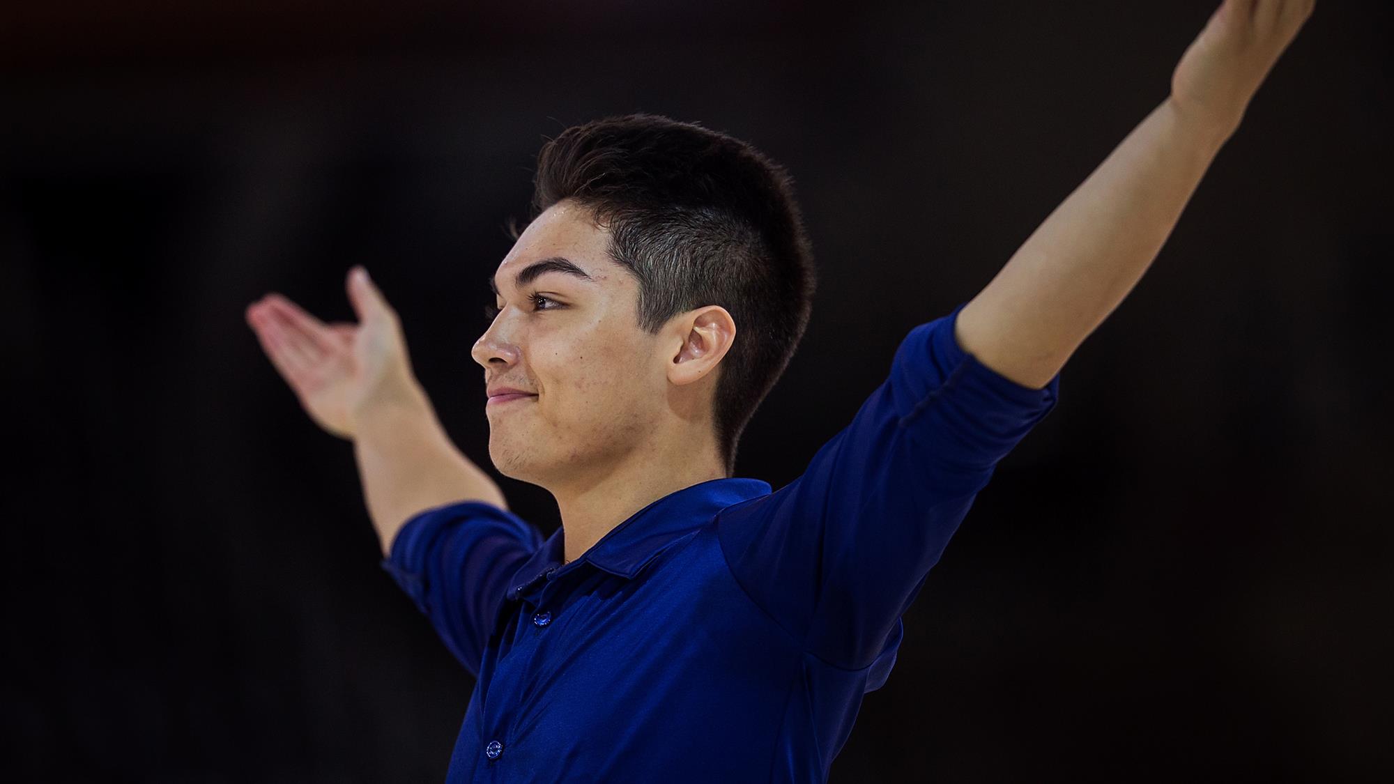Pulkinen During the 2018 Junior Grand Prix Series