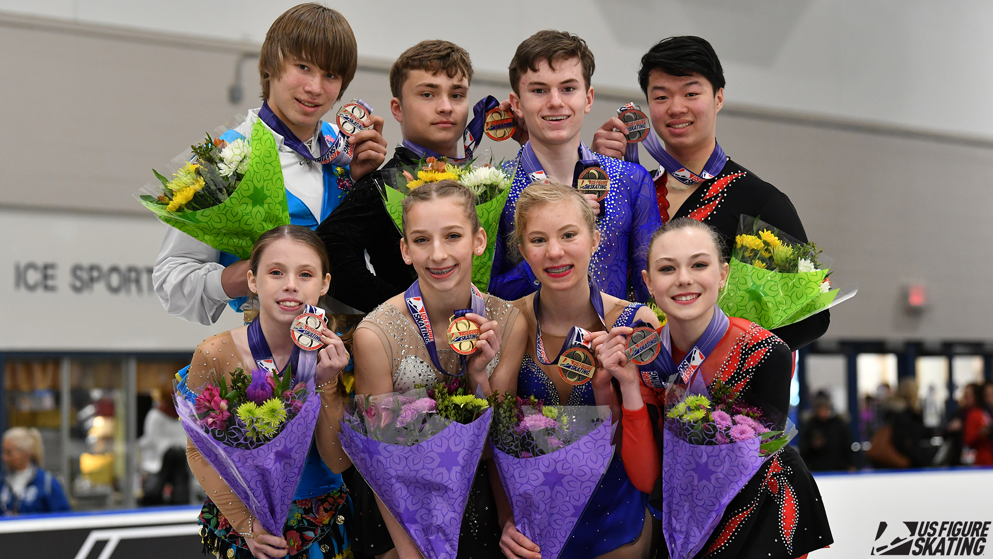 2019 U.S. Championships intermediate pairs podium