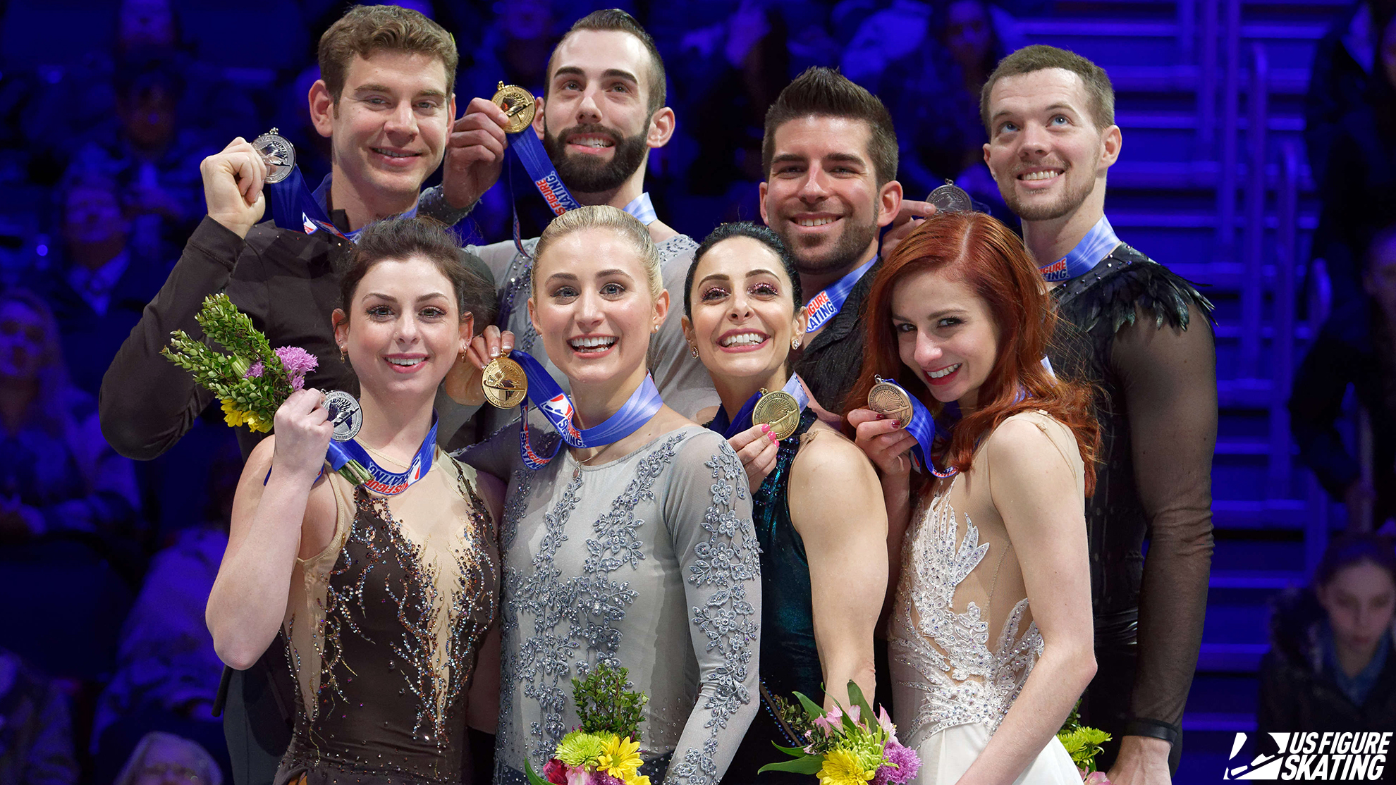 2019 U.S. Championships pairs podium