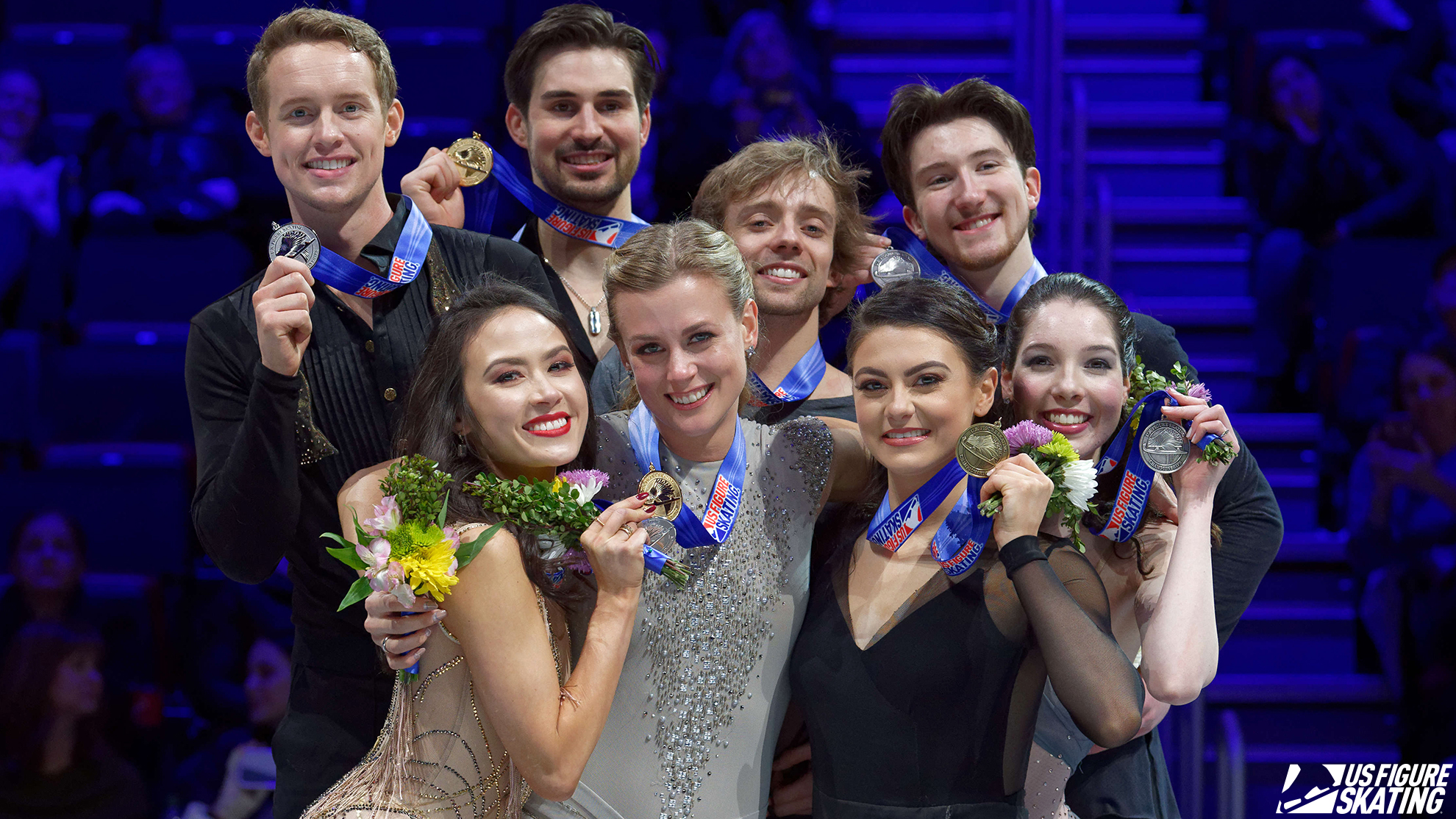2019 U.S. Championships ice dance podium