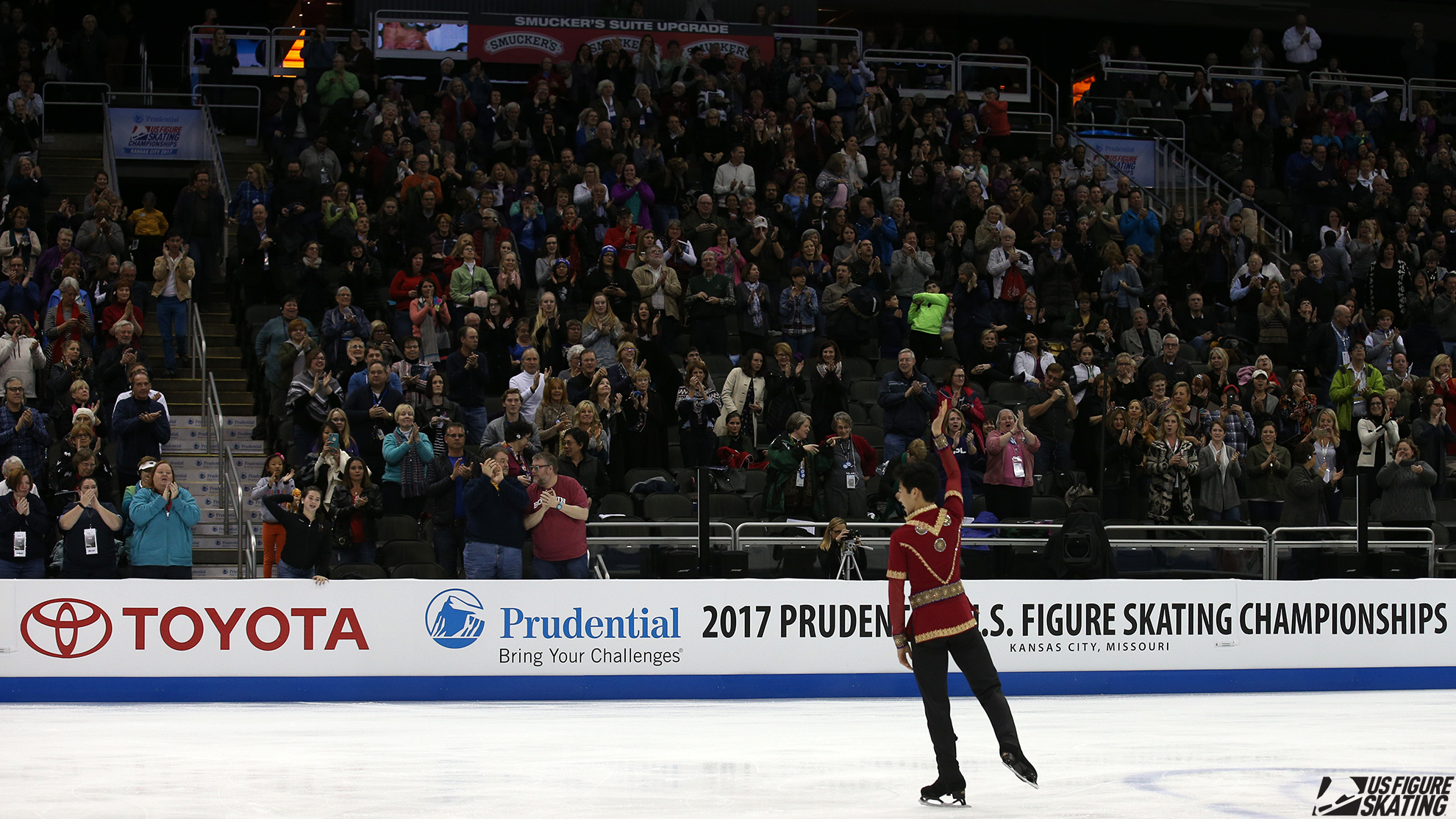 Nathan Chen 2017 U.S. Championships FS standing ovation