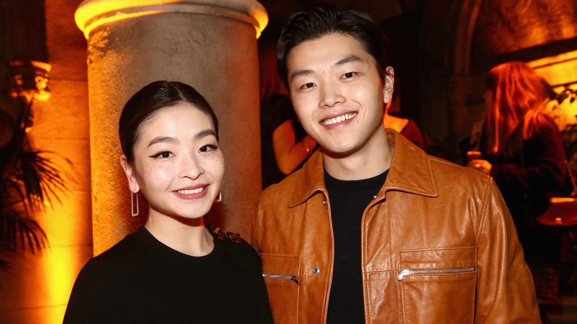 LOS ANGELES, CA - FEBRUARY 21:  Maia Shibutani (L) and Alex Shibutani attend the Cadillac Oscar Week Celebration at Chateau Marmont on February 21, 2019 in Los Angeles, California  (Photo by Tommaso Boddi/Getty Images for Cadillac)