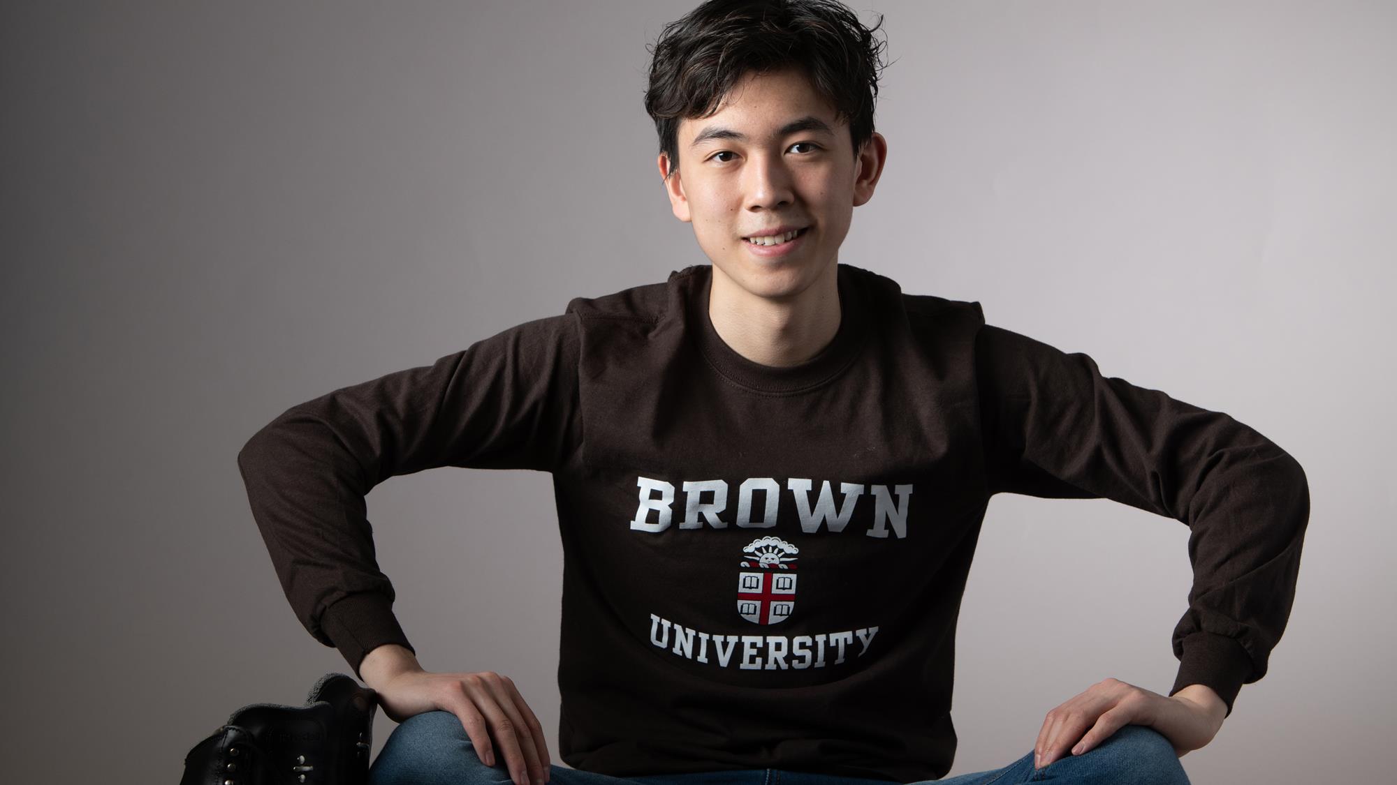 Vincent Zhou at his photoshoot for the August-September edition of SKATING 