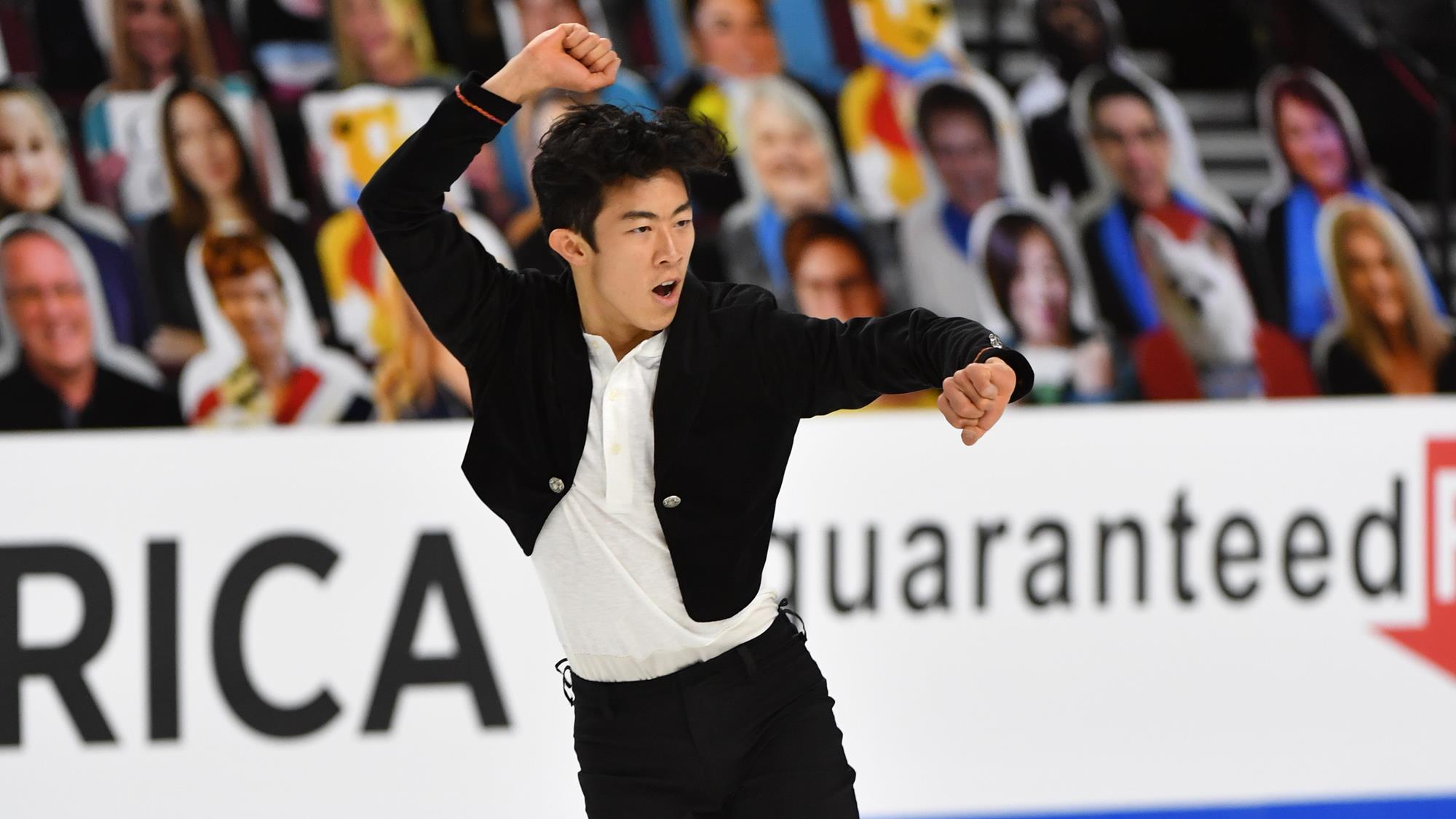 Nathan Chen skates short program at 2020 Guaranteed Rate Skate America
