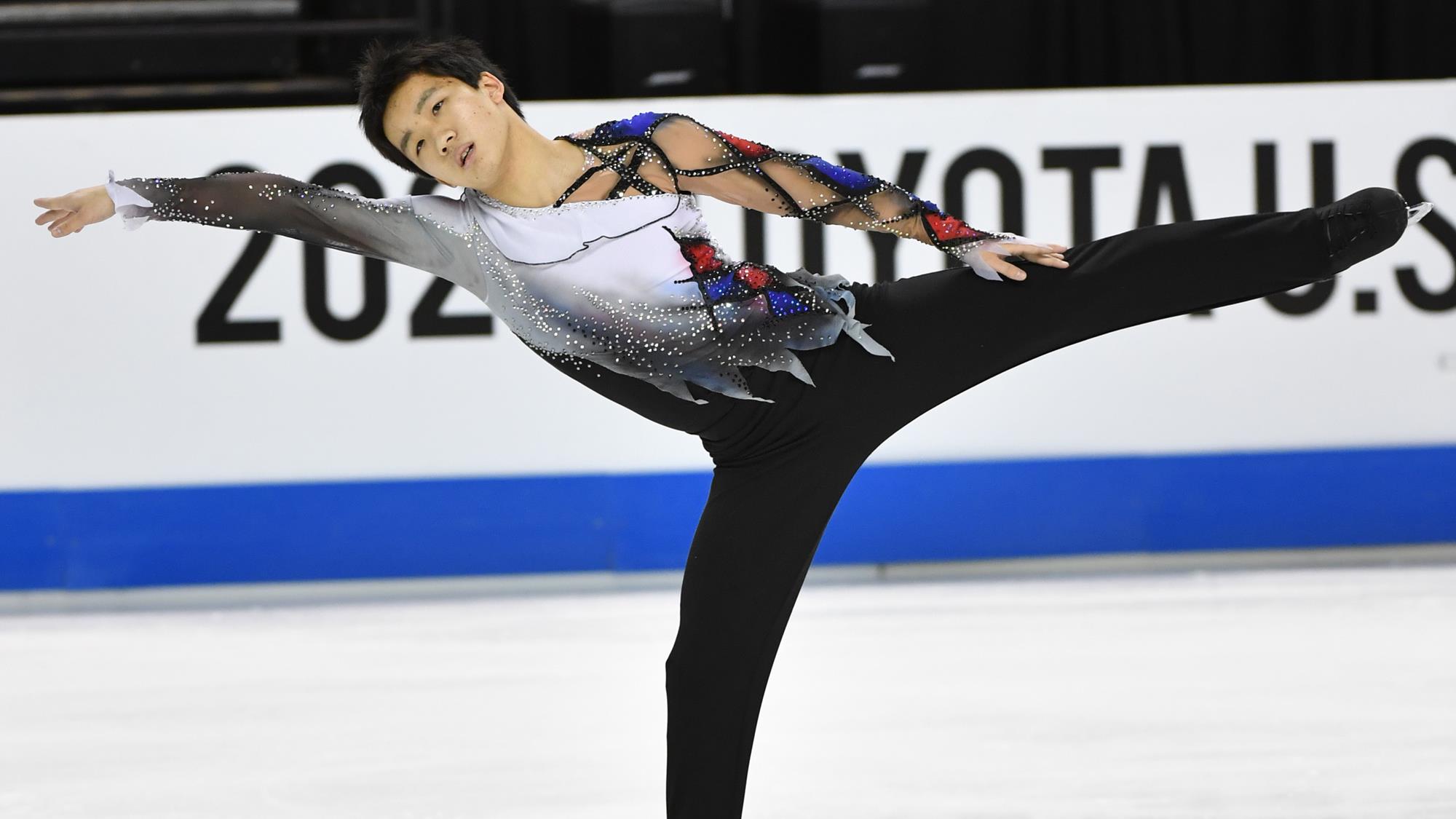 Tomoki Hiwatashi at the 2020 Toyota U.S. Figure Skating Championships
