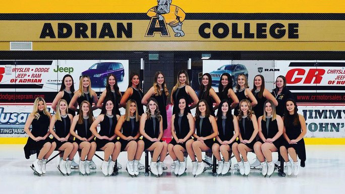 Adrian College poses for team photo