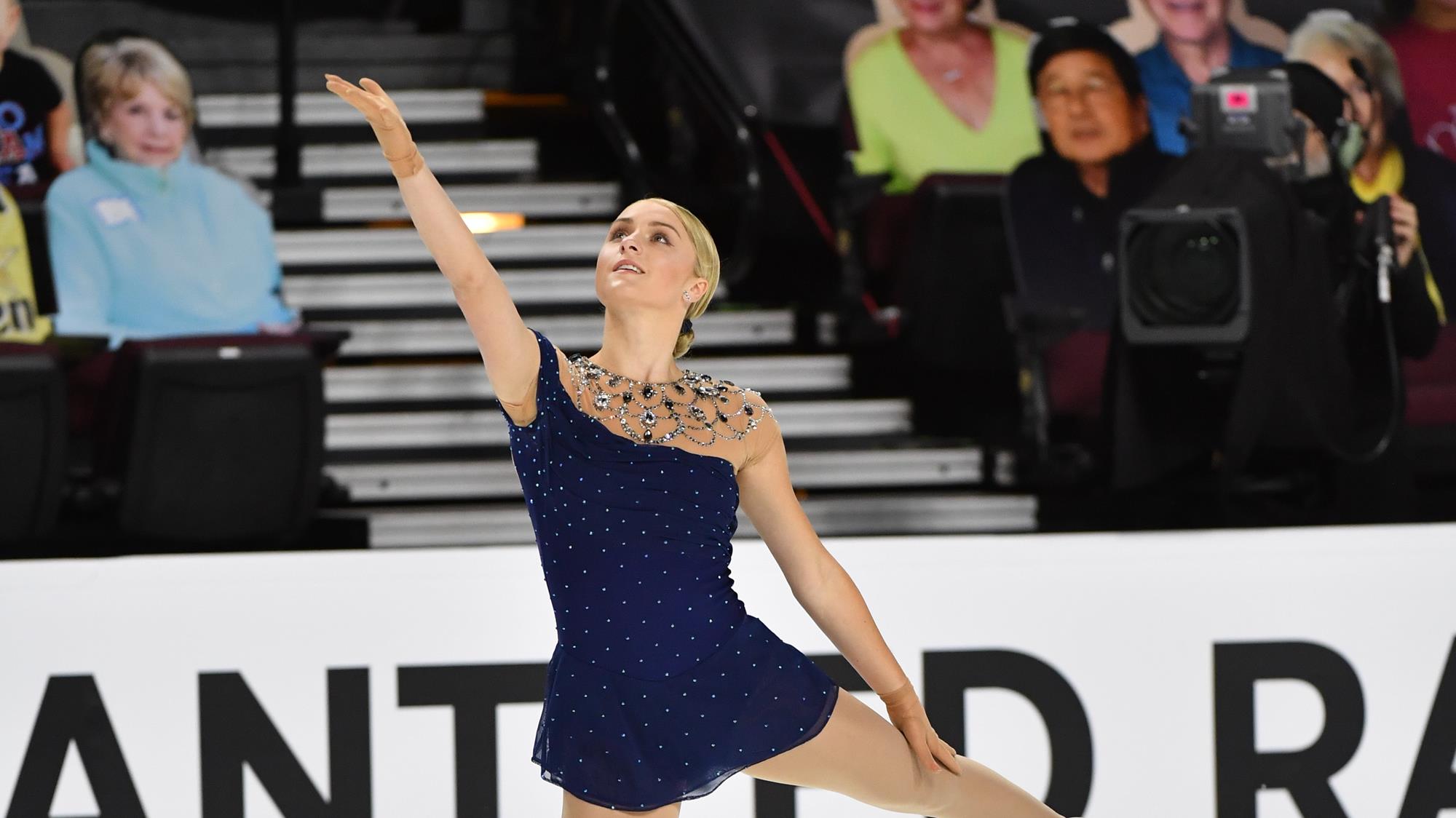 Paige Rydberg at 2020 Guaranteed Rate Skate America