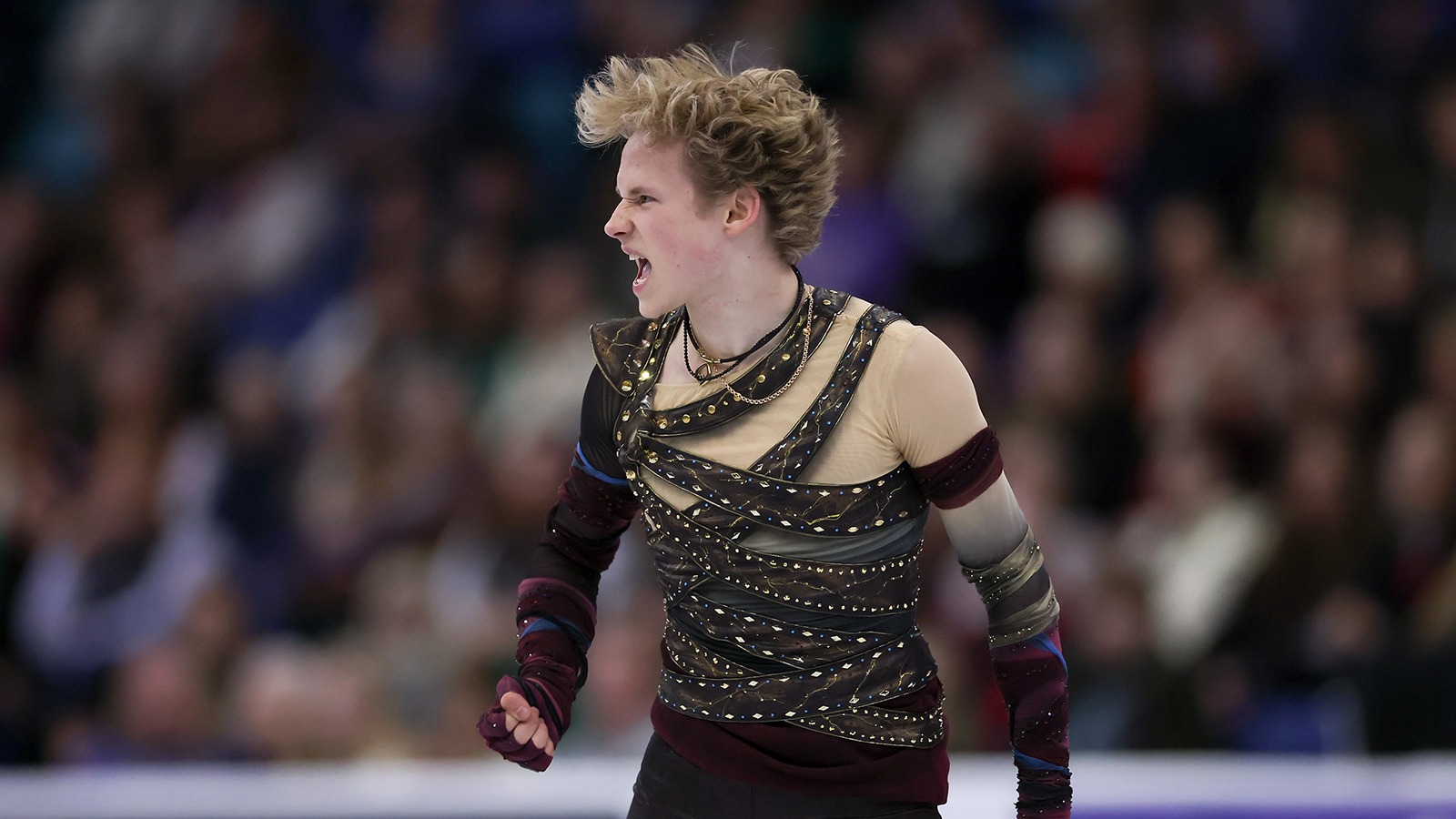 Ilia Malinin displays raw emotion in his short program at Skate Canada International
