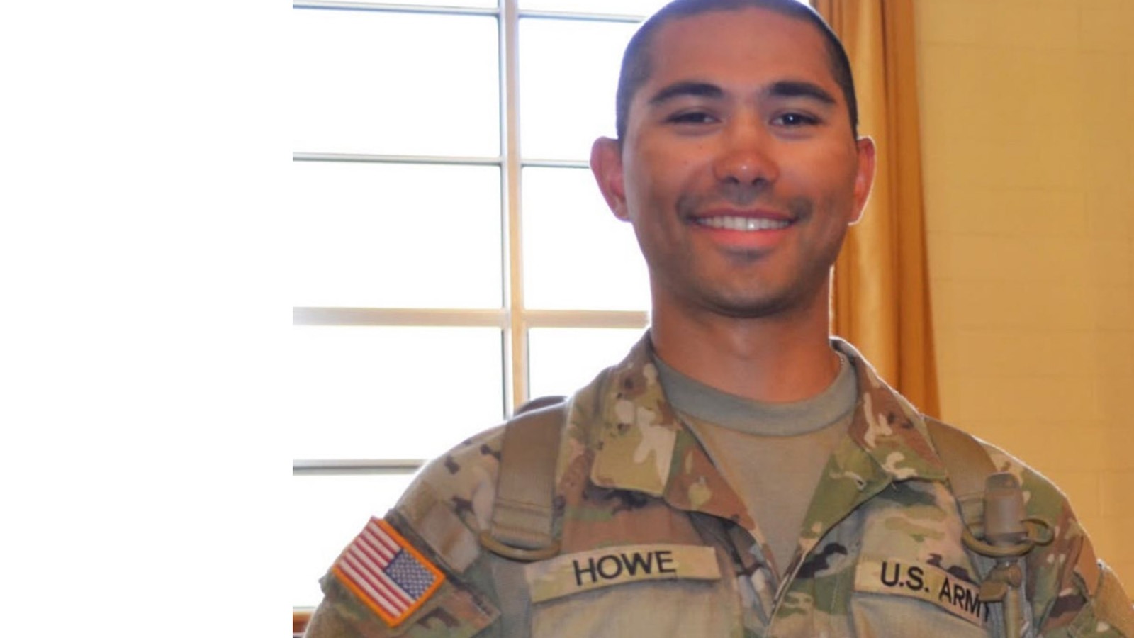 Spencer Howe wearing his Army uniform