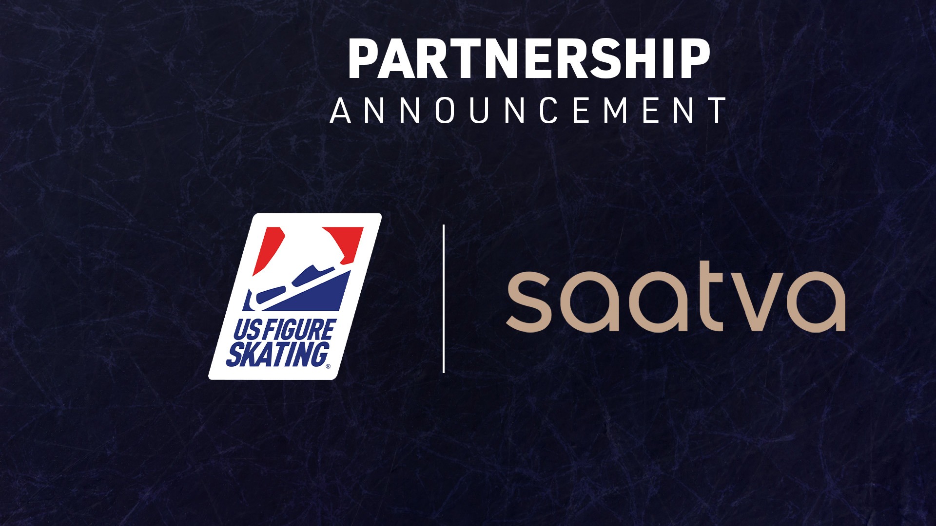 The U.S. Figure Skating and Saatva logos with the words 
